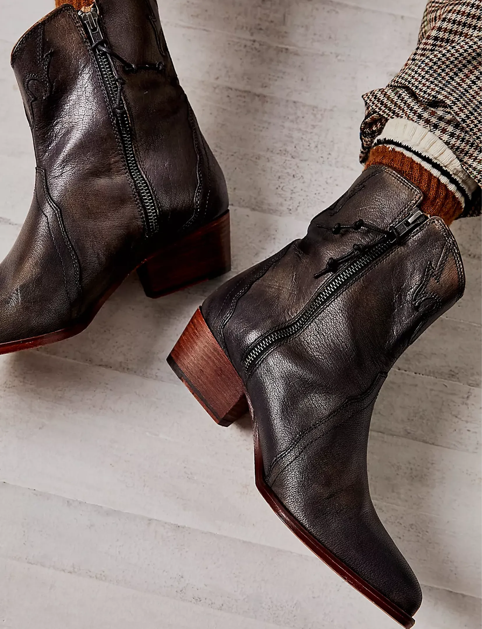 New Frontier Western Boot, Carbon minimal tough