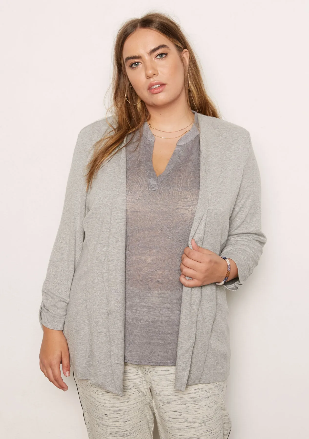 Olga French Terry Plus Blazer bold style