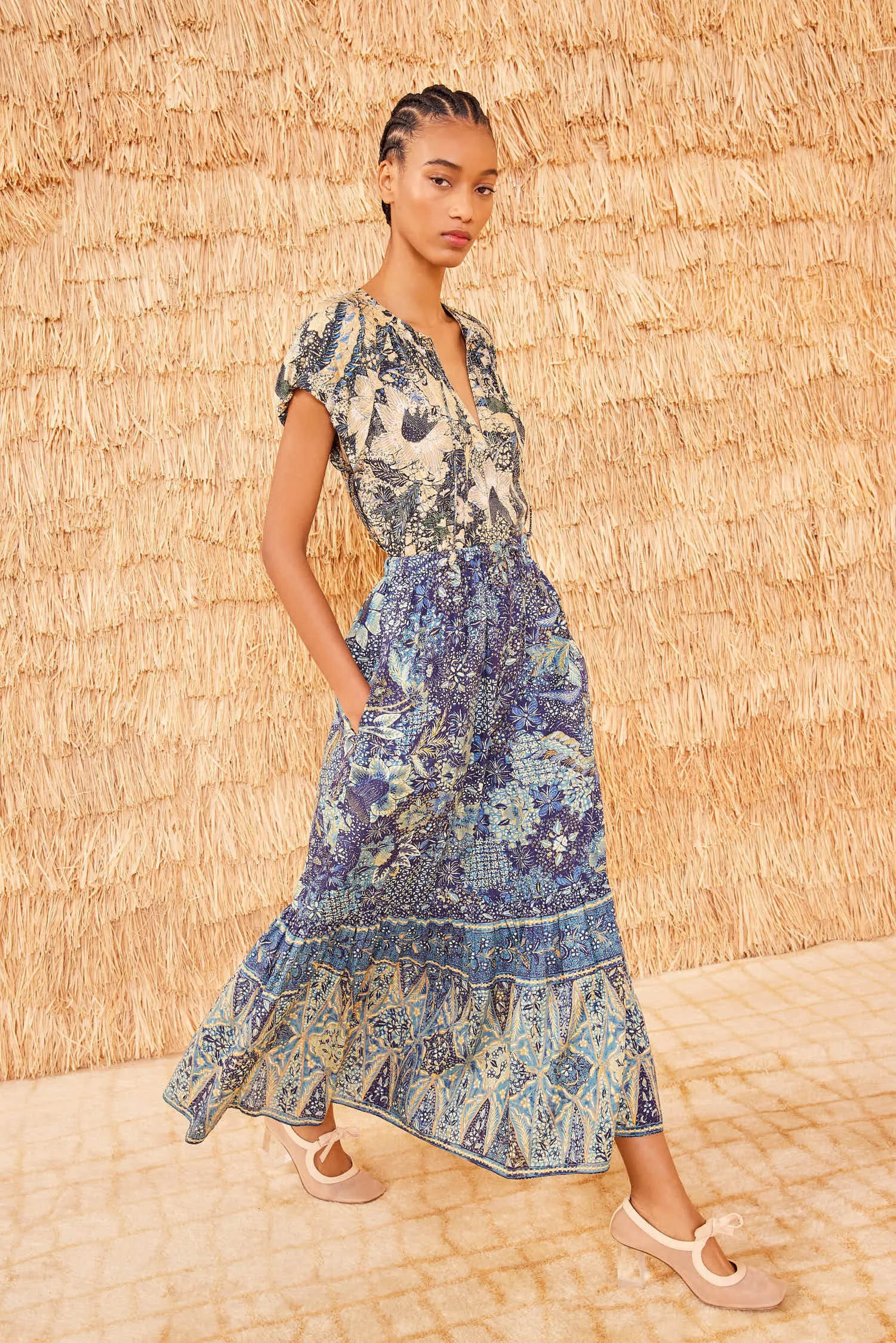 Olina Skirt - Portofino elastic band