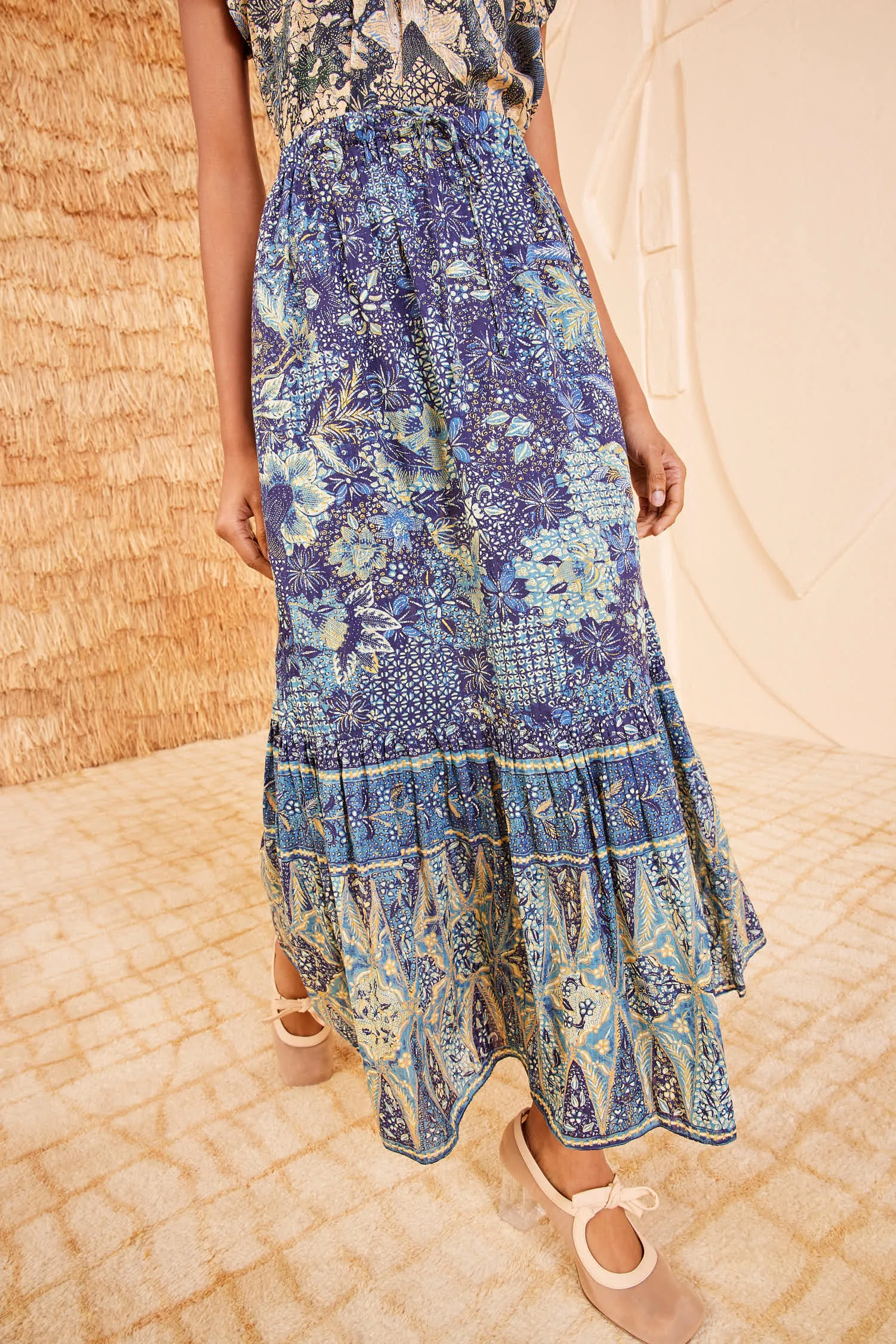 Olina Skirt - Portofino elastic band