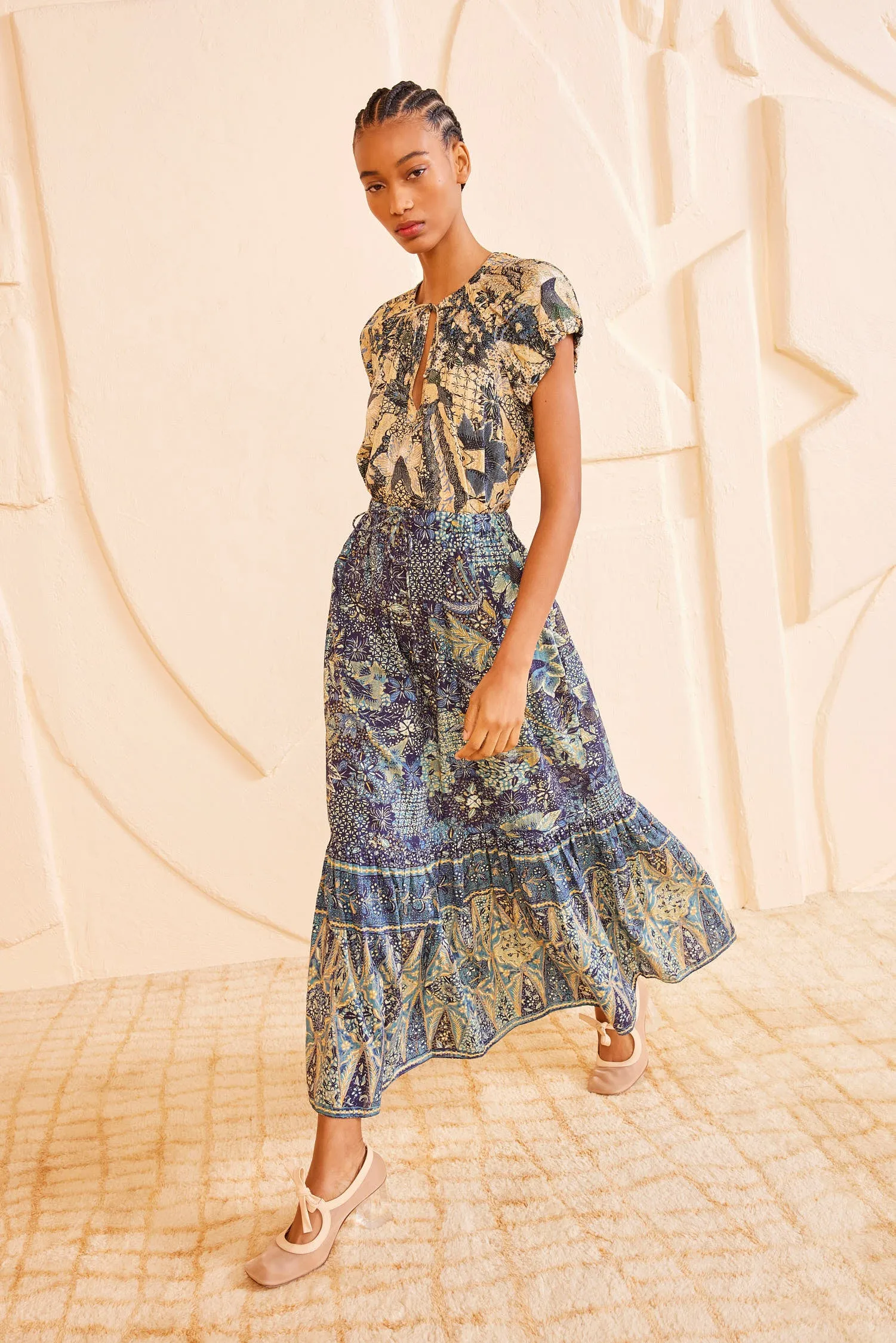 Olina Skirt - Portofino elastic band