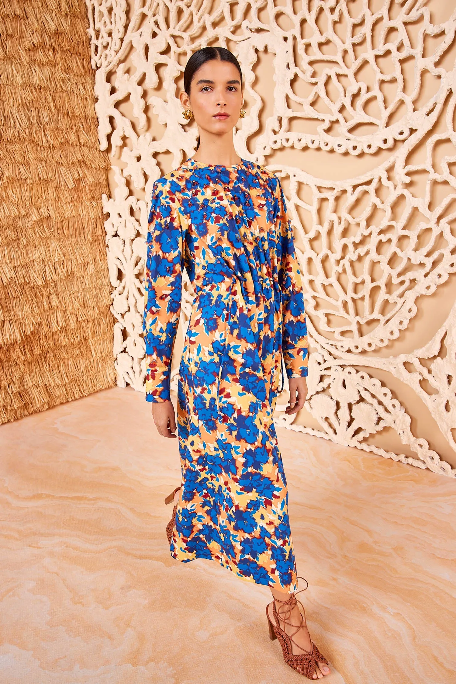 Palma Dress - Wildflower boho tone
