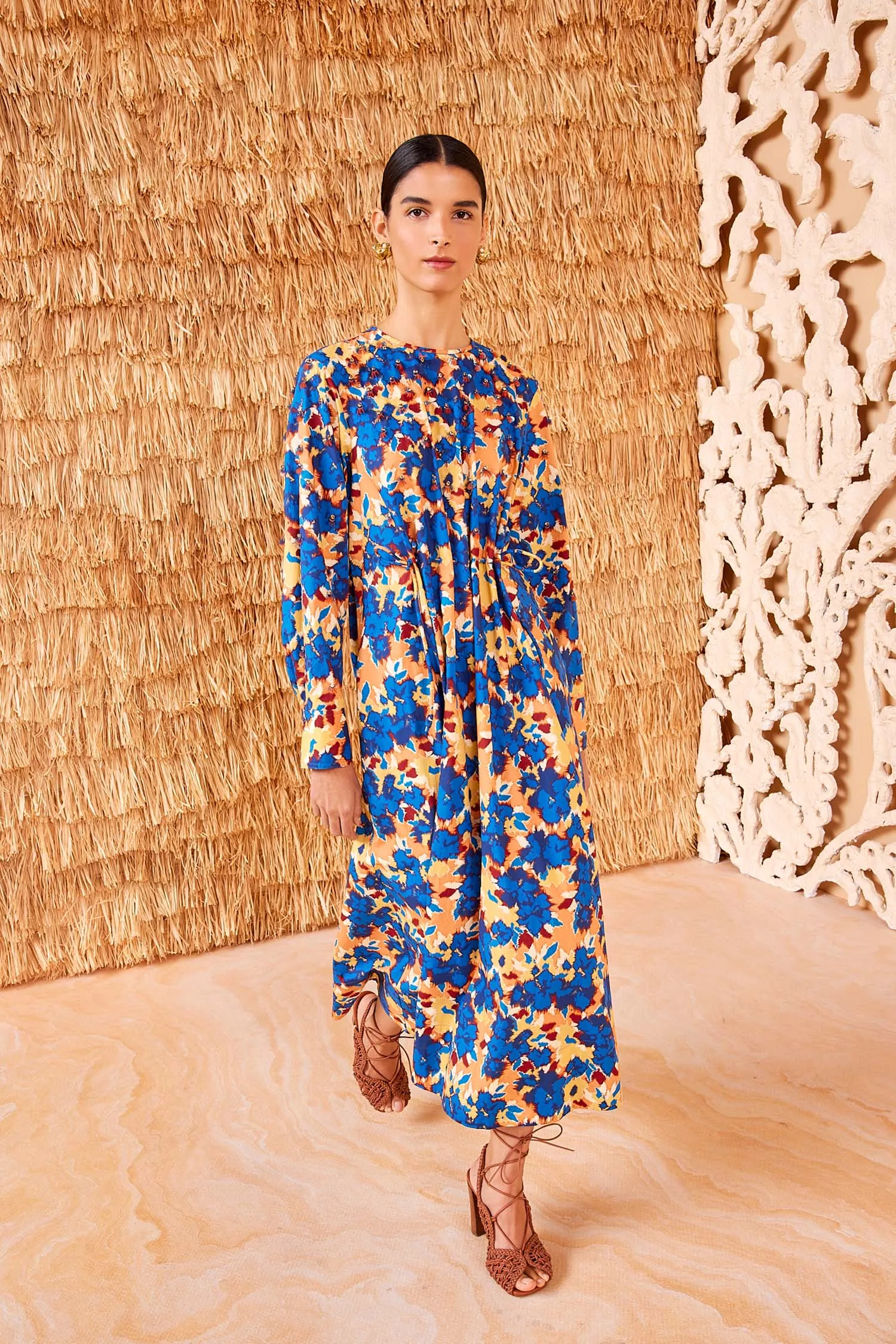 Palma Dress - Wildflower boho tone