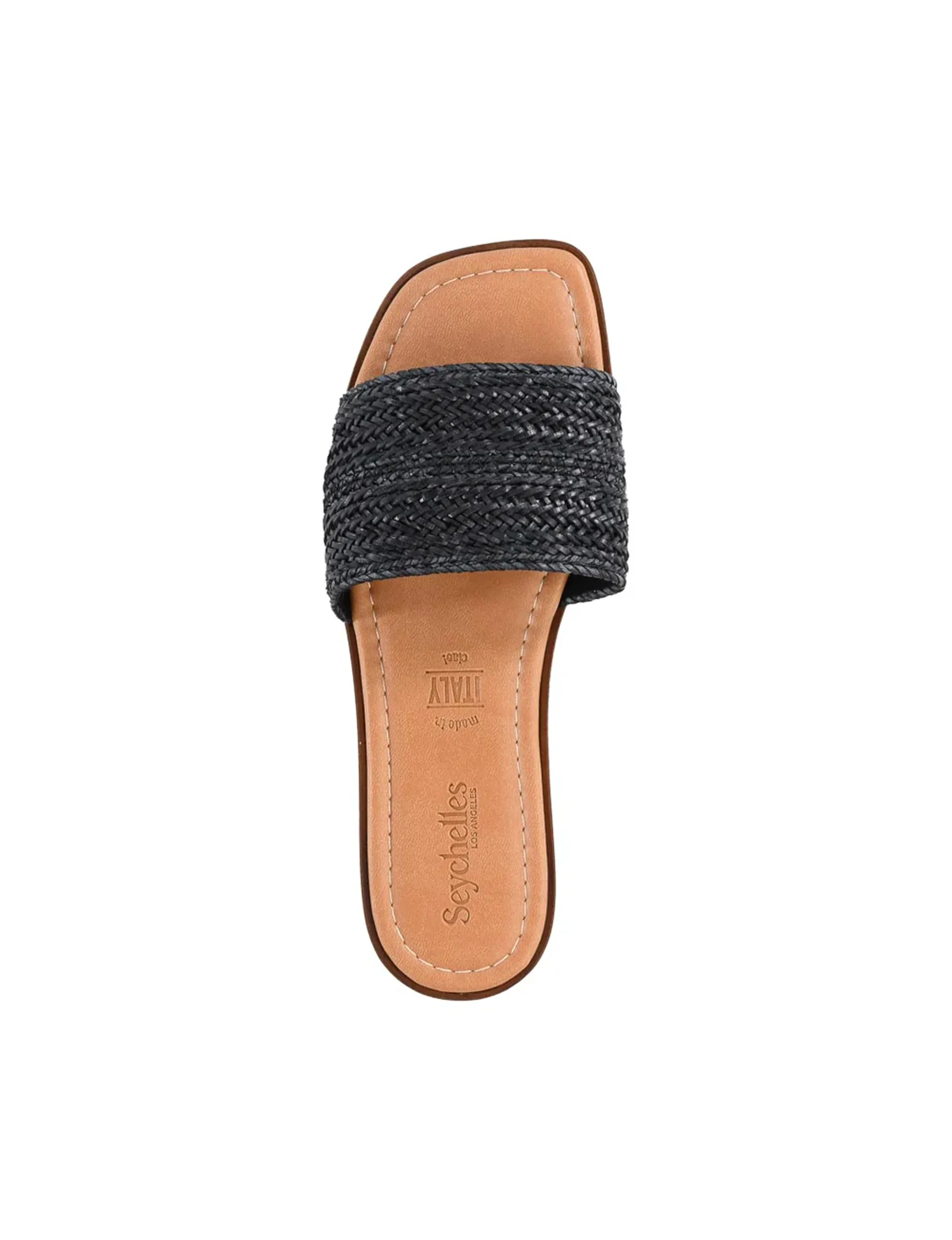 Palms Perfection Woven Slide, Black evening warm