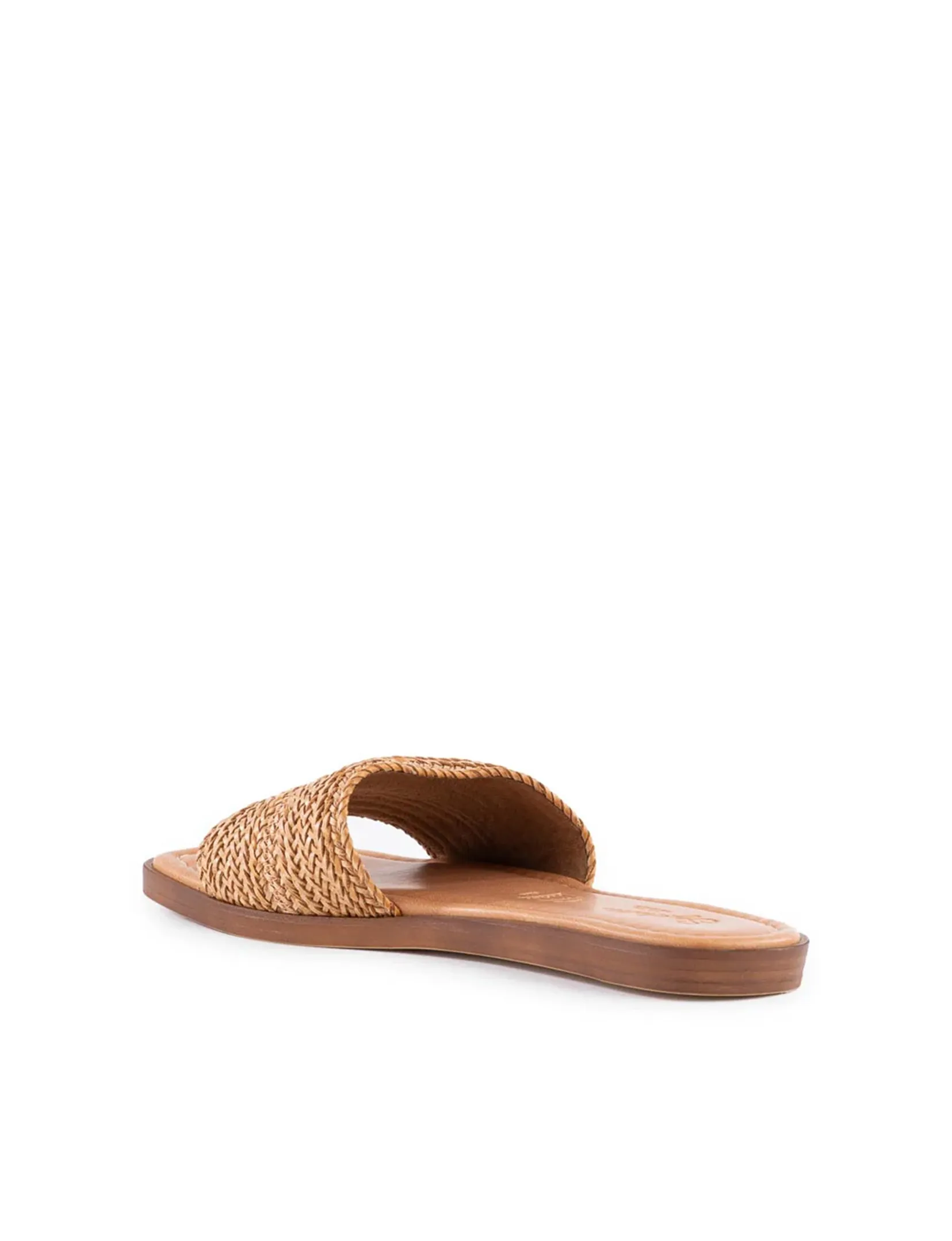 Palms Perfection Woven Slide, Tan evening ease