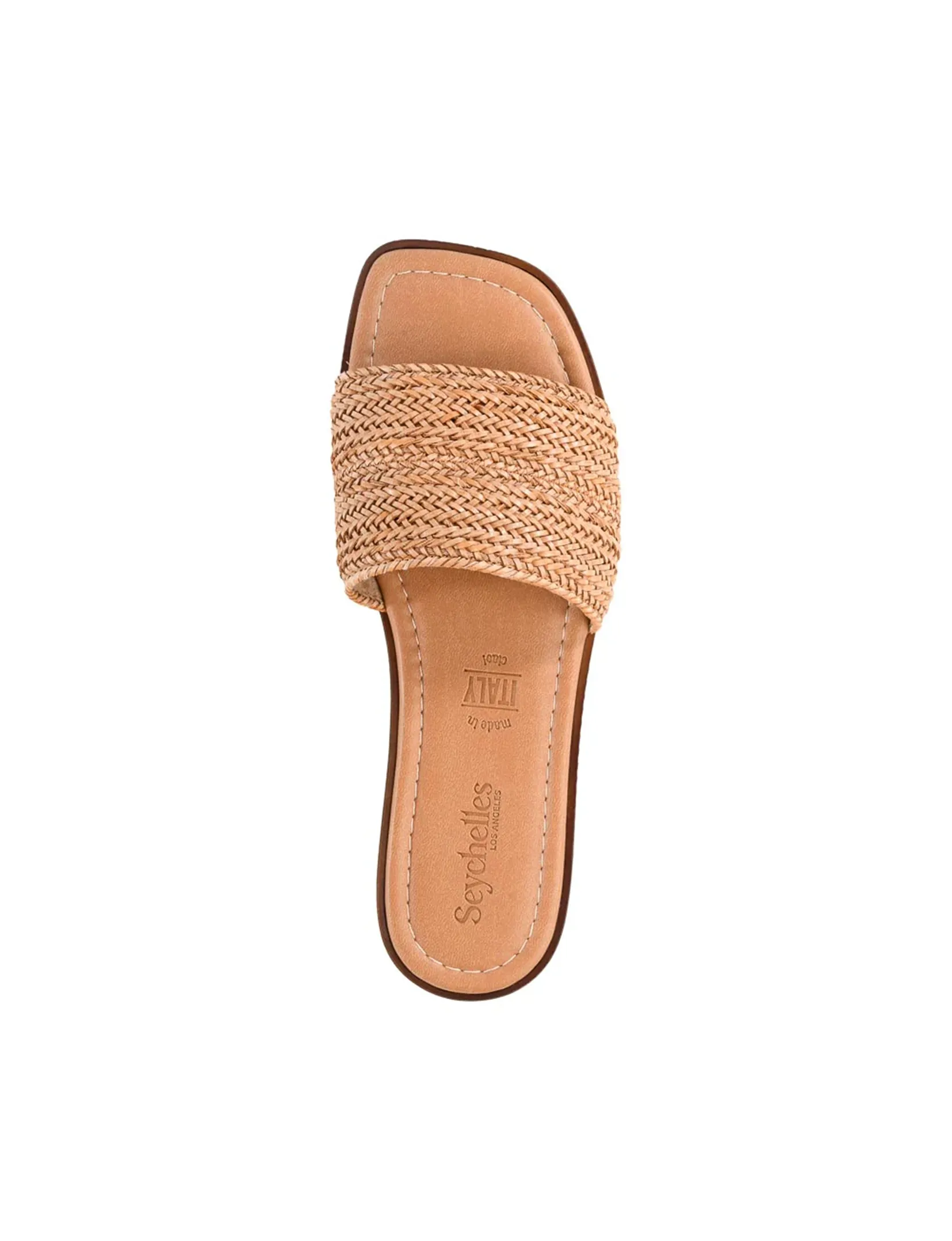 Palms Perfection Woven Slide, Tan evening ease