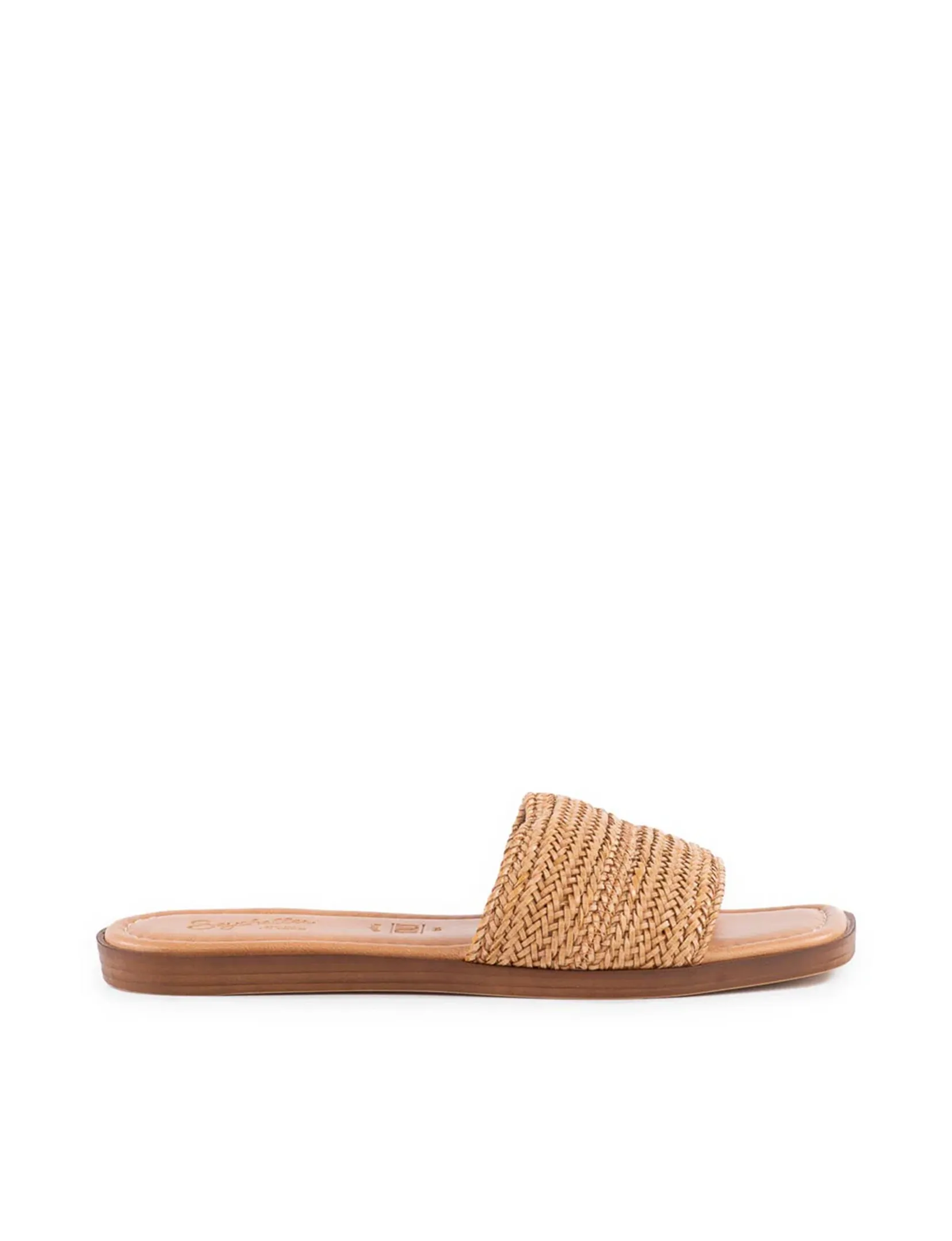 Palms Perfection Woven Slide, Tan evening ease