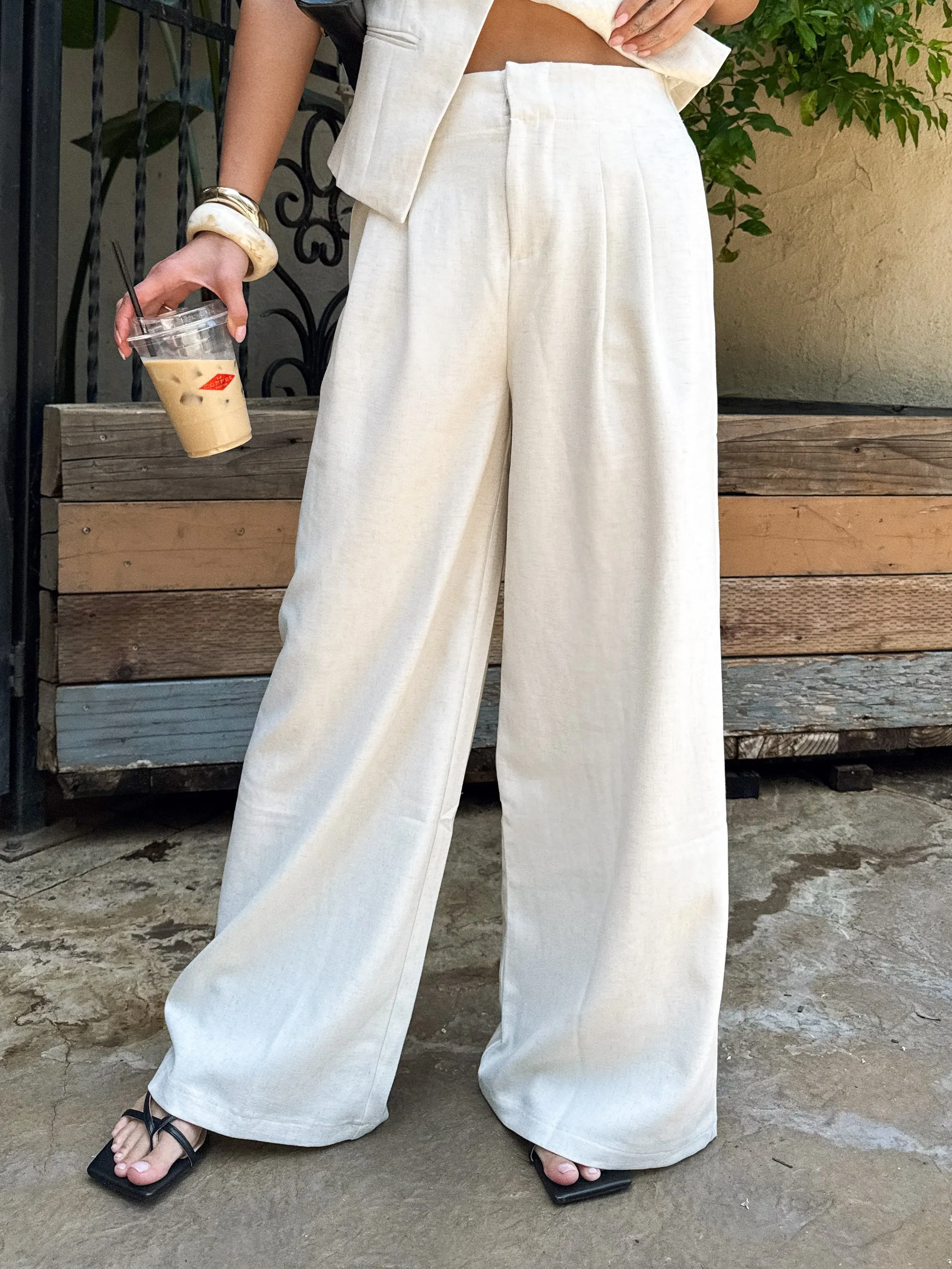 Paulina Wide Leg Pants travel smart