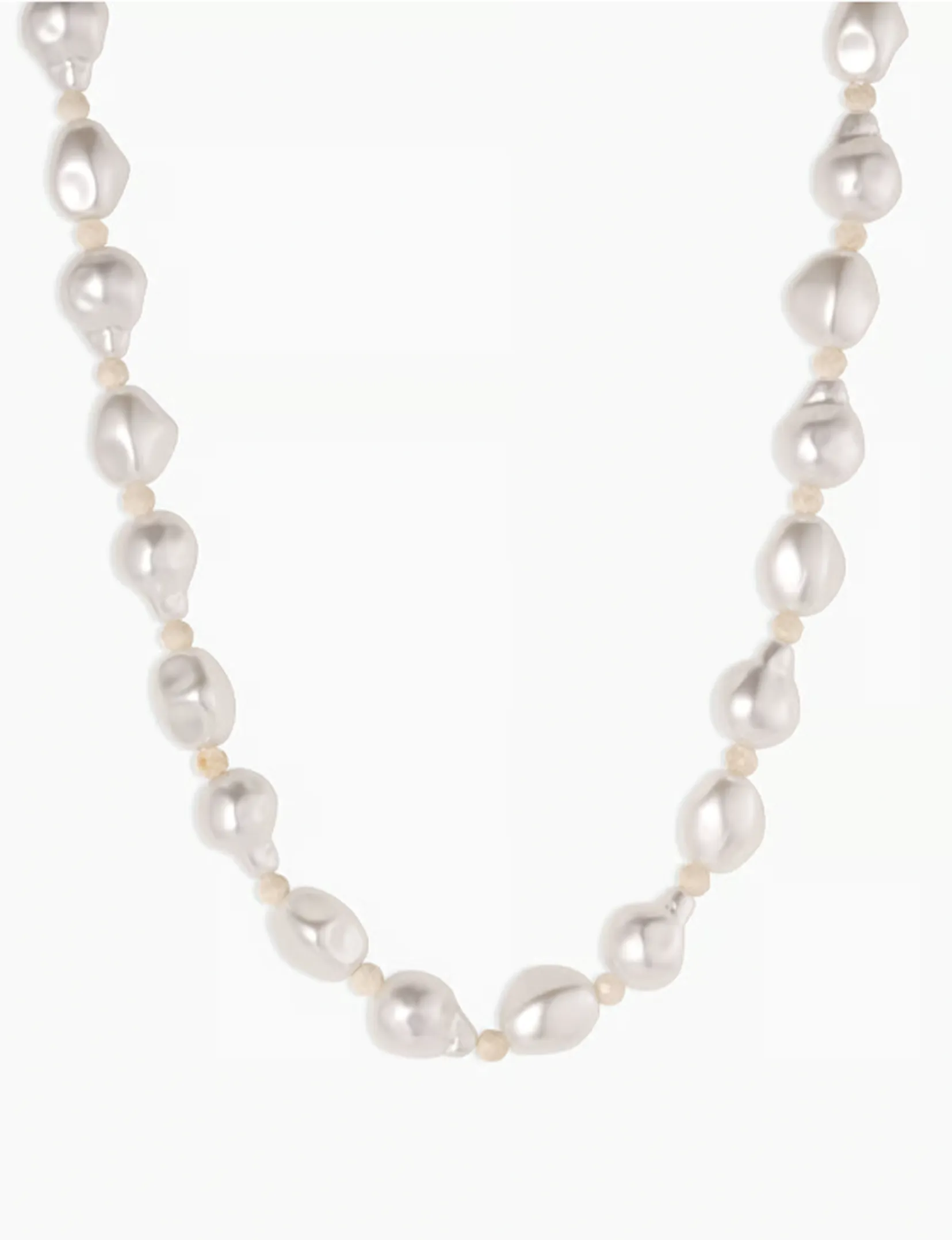 Pearl Cove Necklace, Gold cool gold