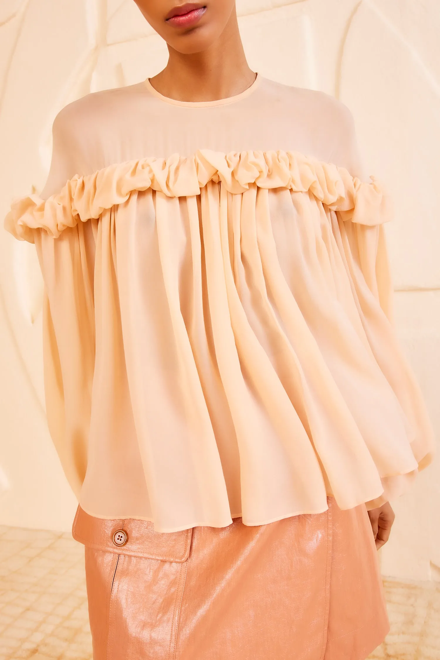 Peggy Blouse - Peony clean tone