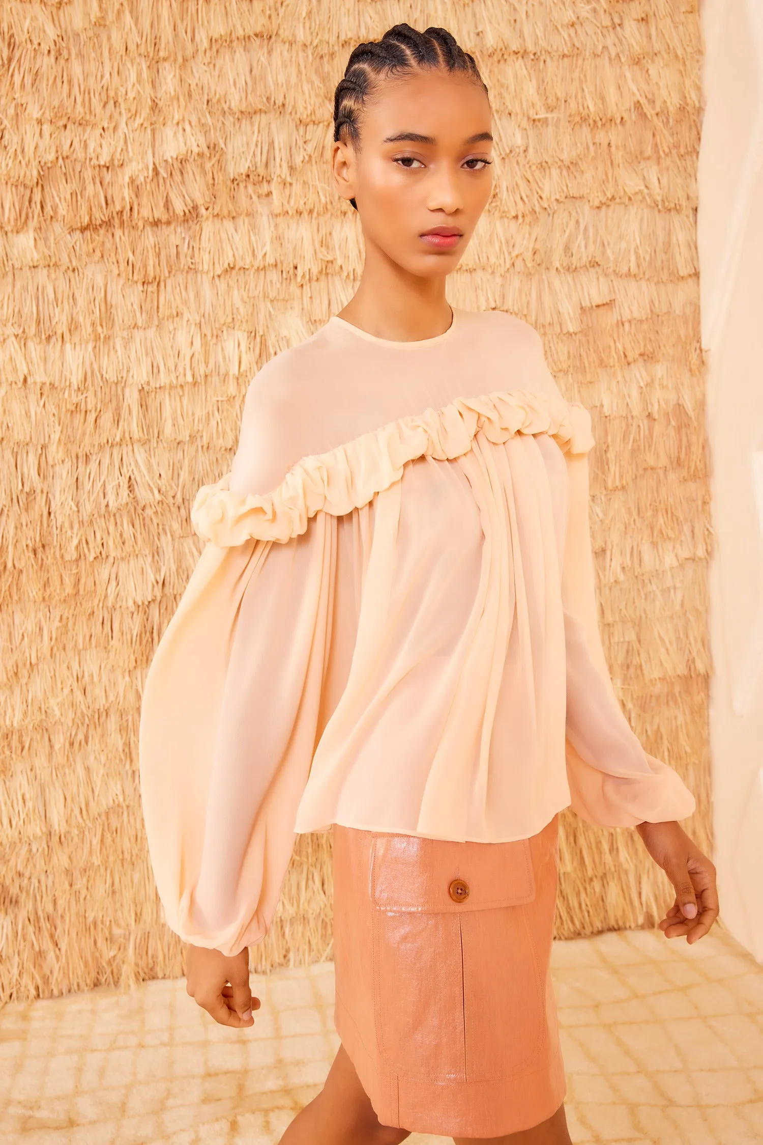 Peggy Blouse - Peony clean tone