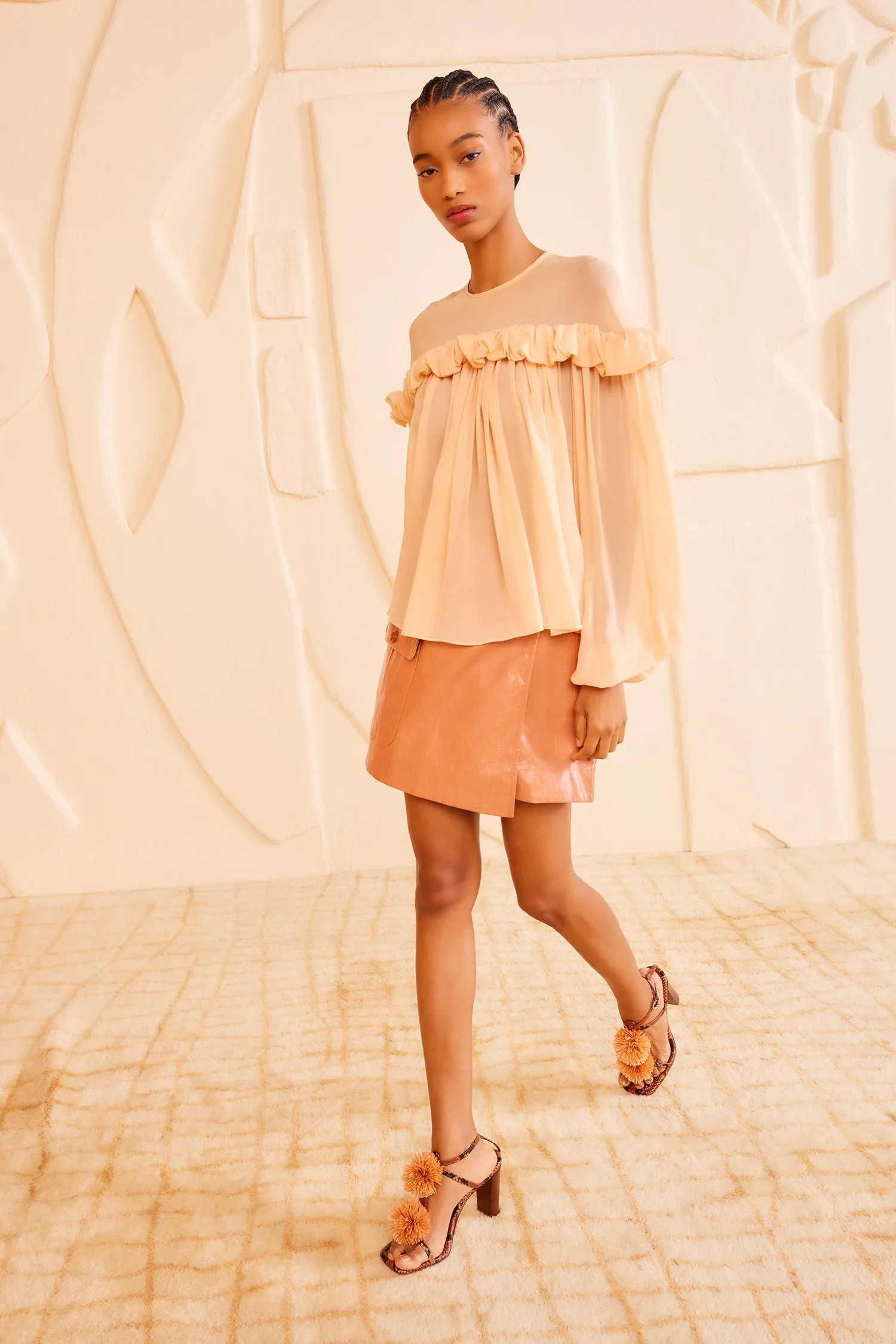 Peggy Blouse - Peony clean tone