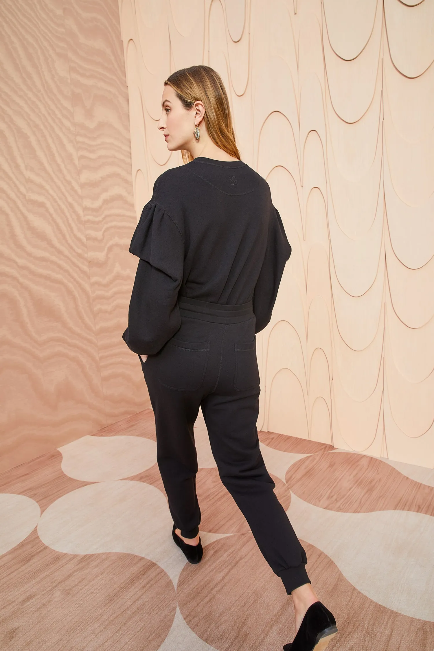 Rory Pants - Noir tuck waist