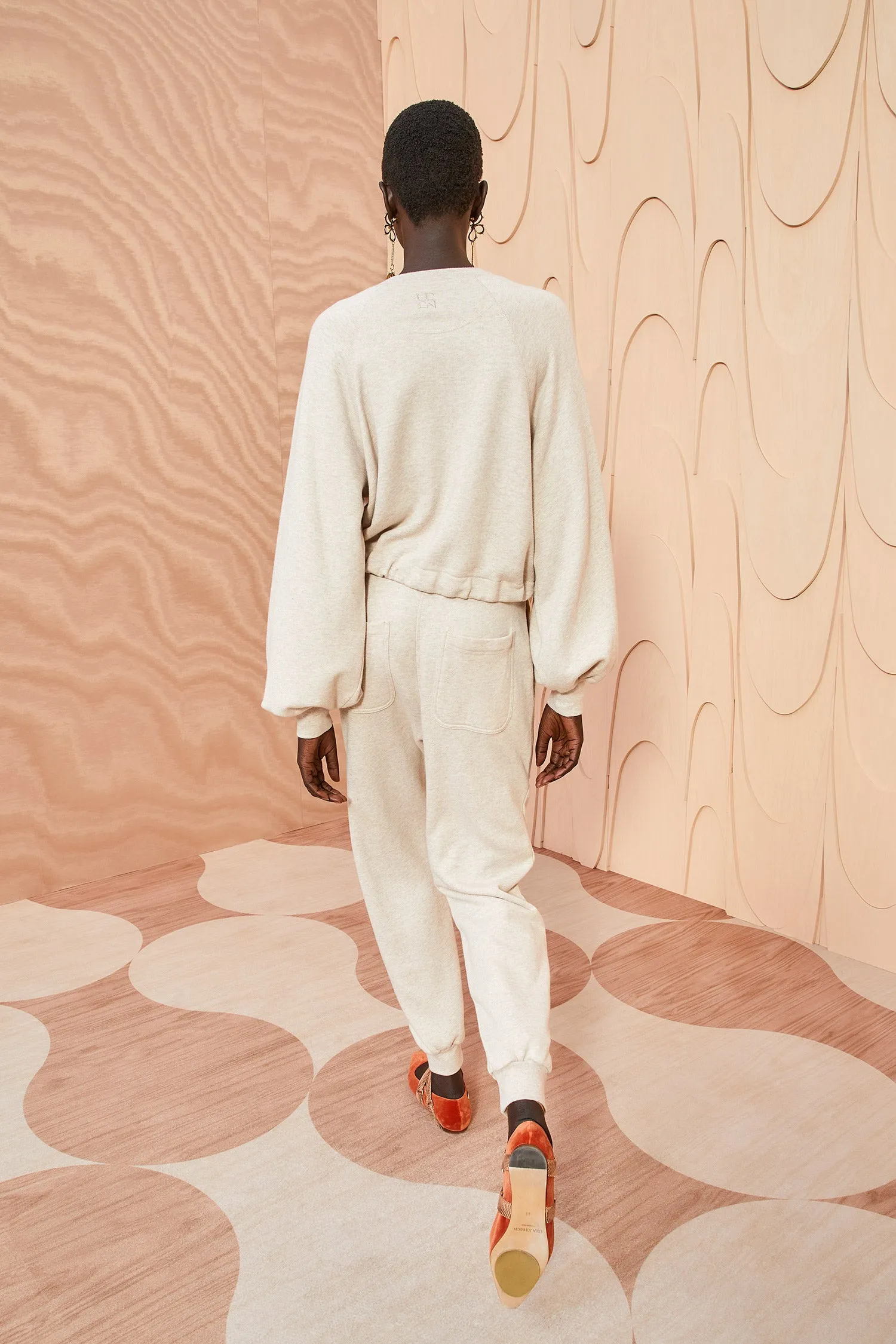 Rory Pants - Oatmeal Melange fit flow