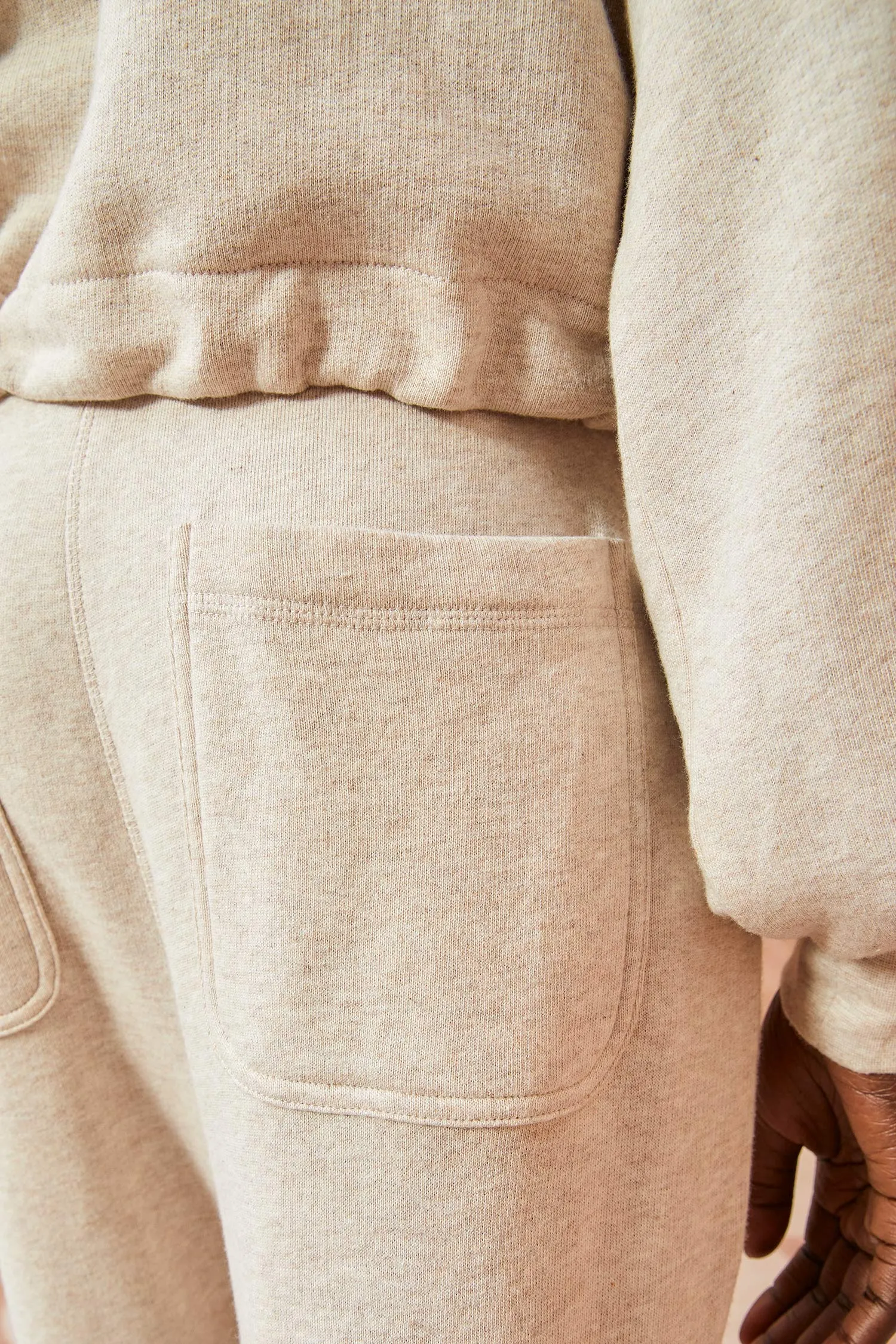 Rory Pants - Oatmeal Melange fit flow