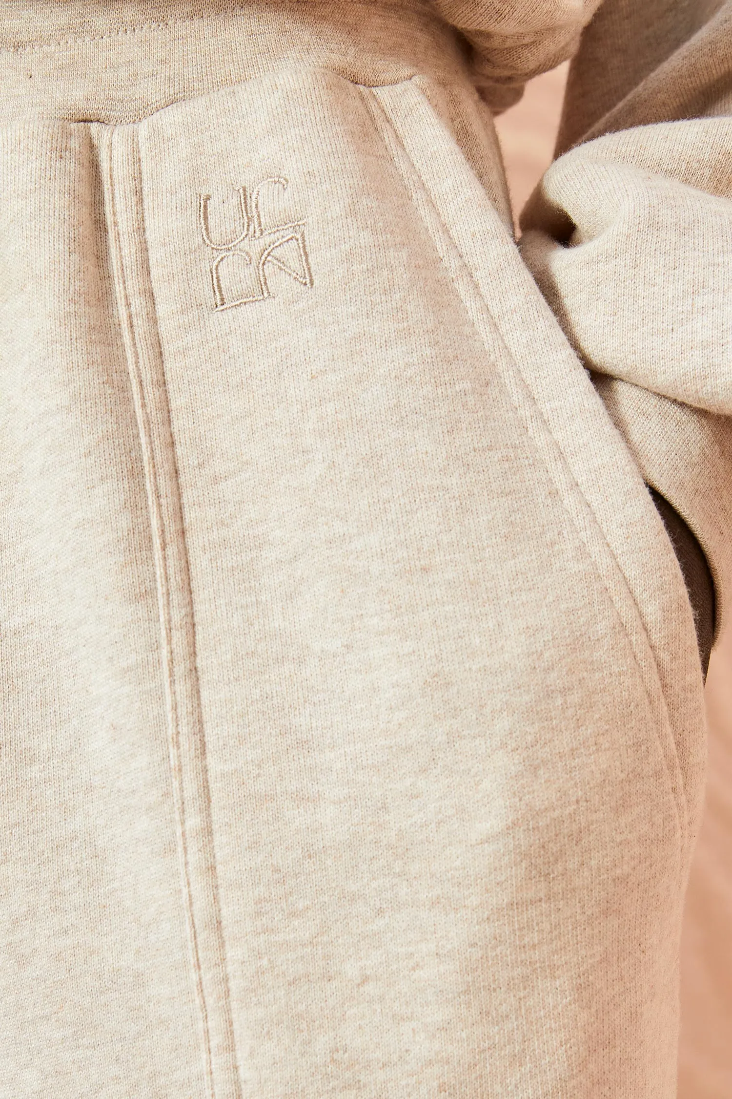 Rory Pants - Oatmeal Melange fit flow