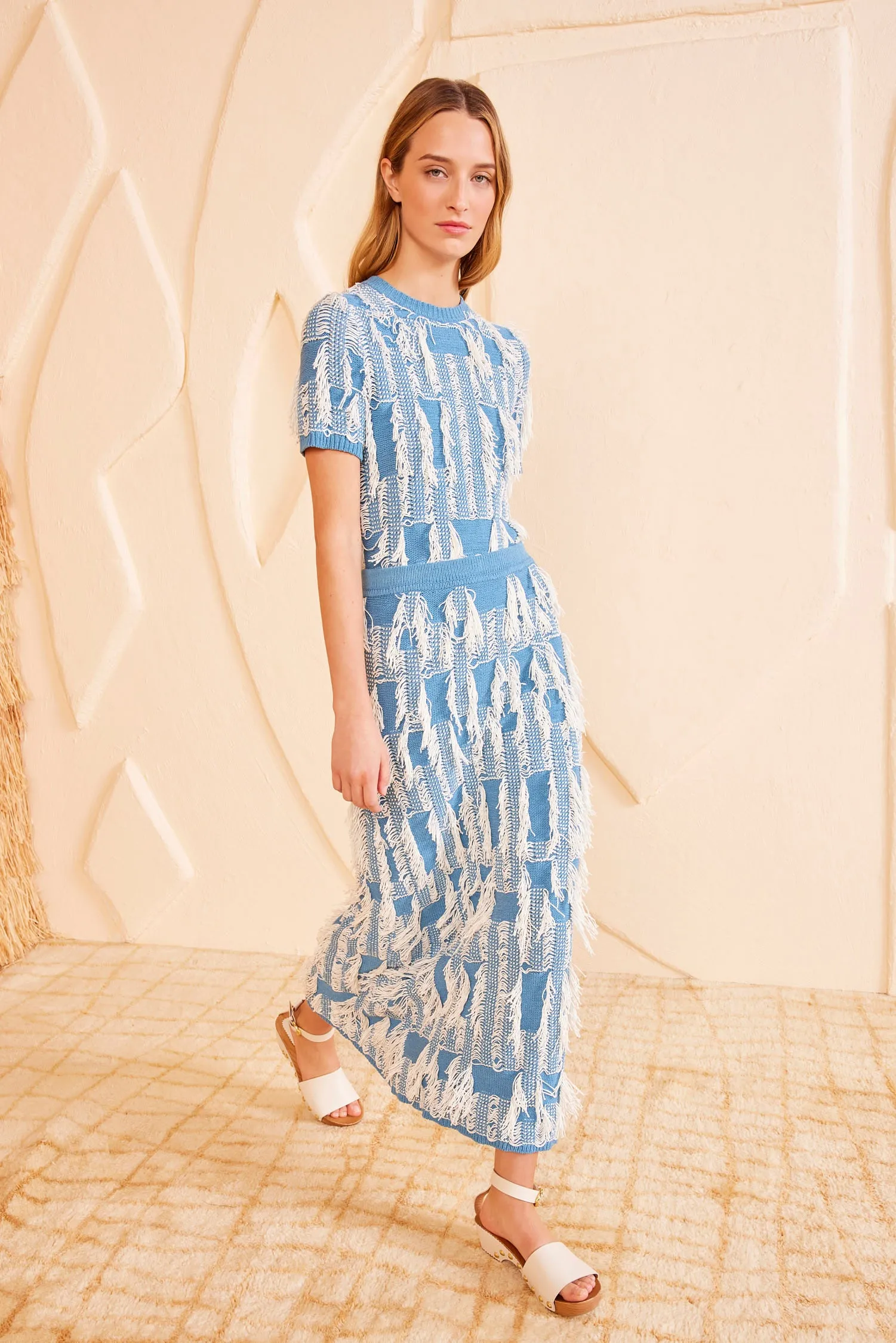 Rylan Skirt - Bluette flare shape