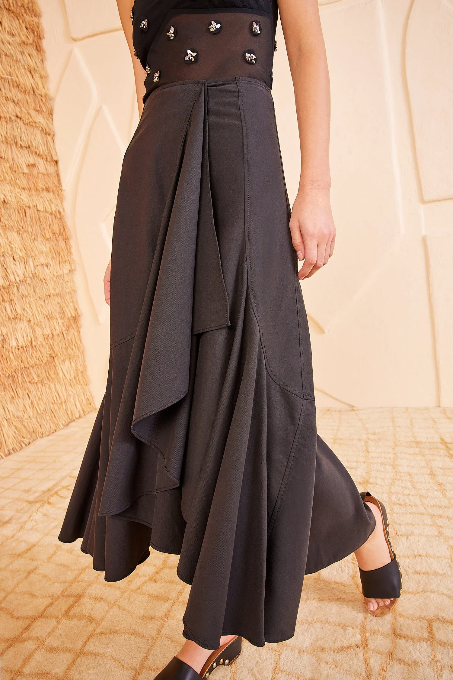 Sabina Skirt - Noir run easy
