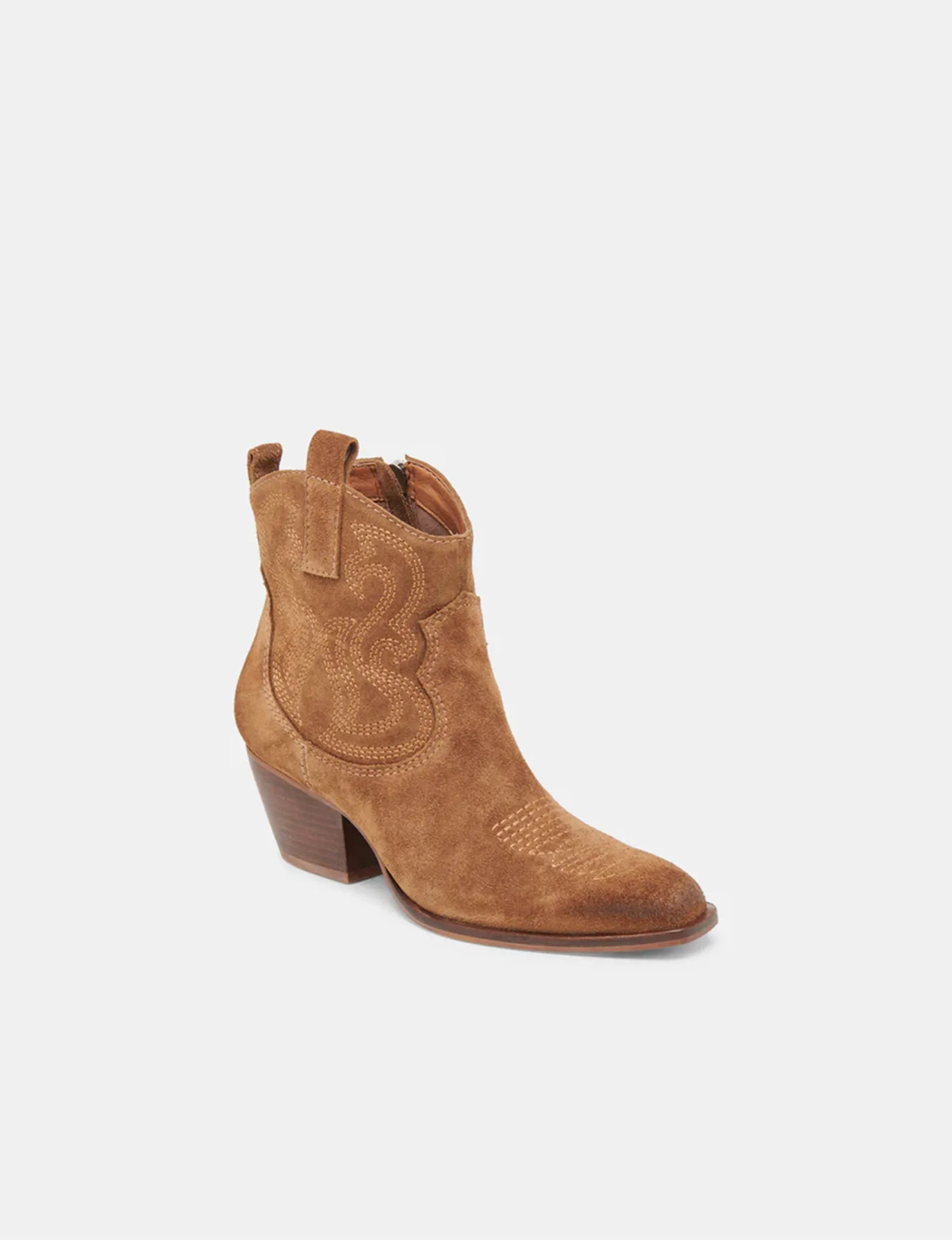 Shania Boot, Brown Suede spring wind
