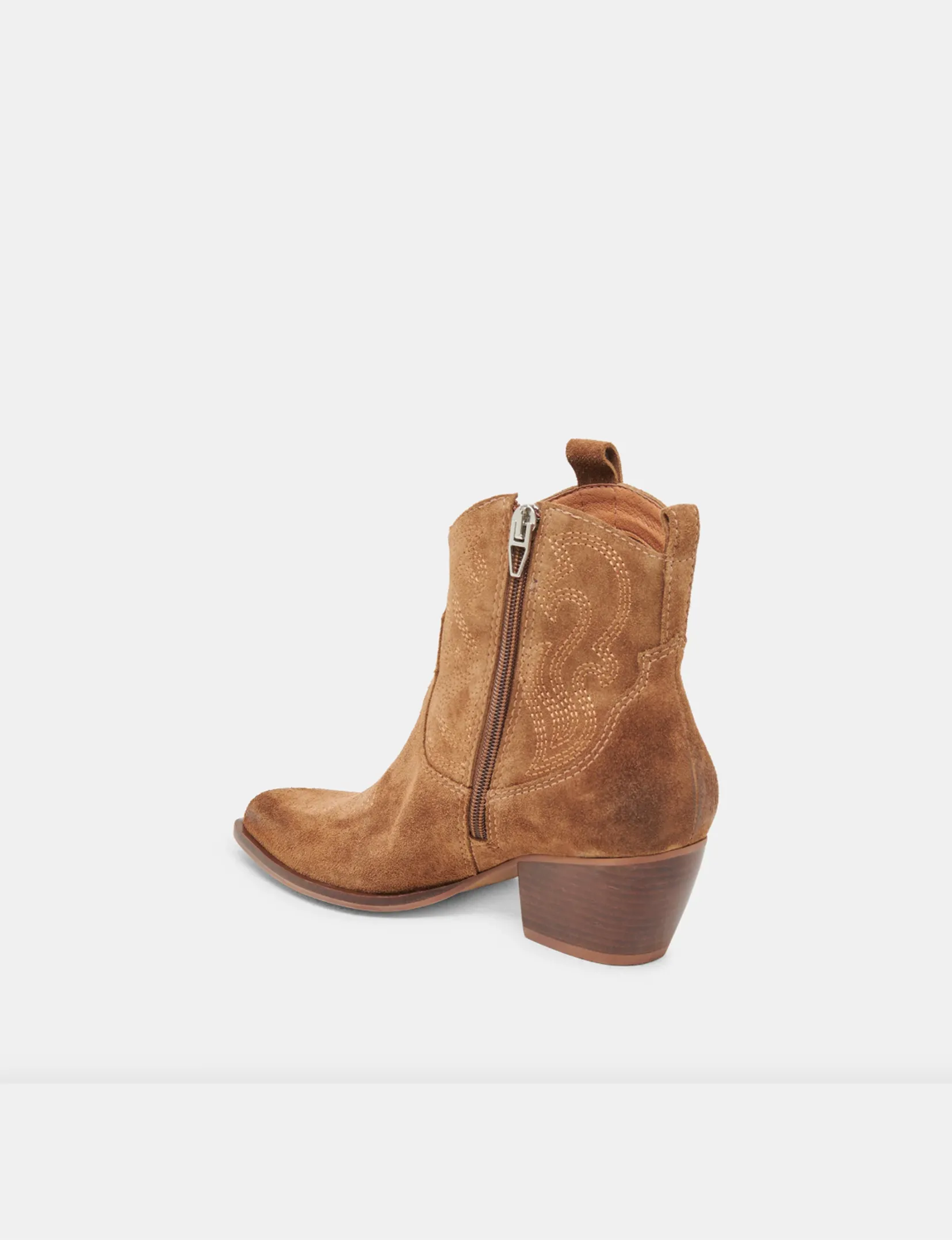 Shania Boot, Brown Suede spring wind
