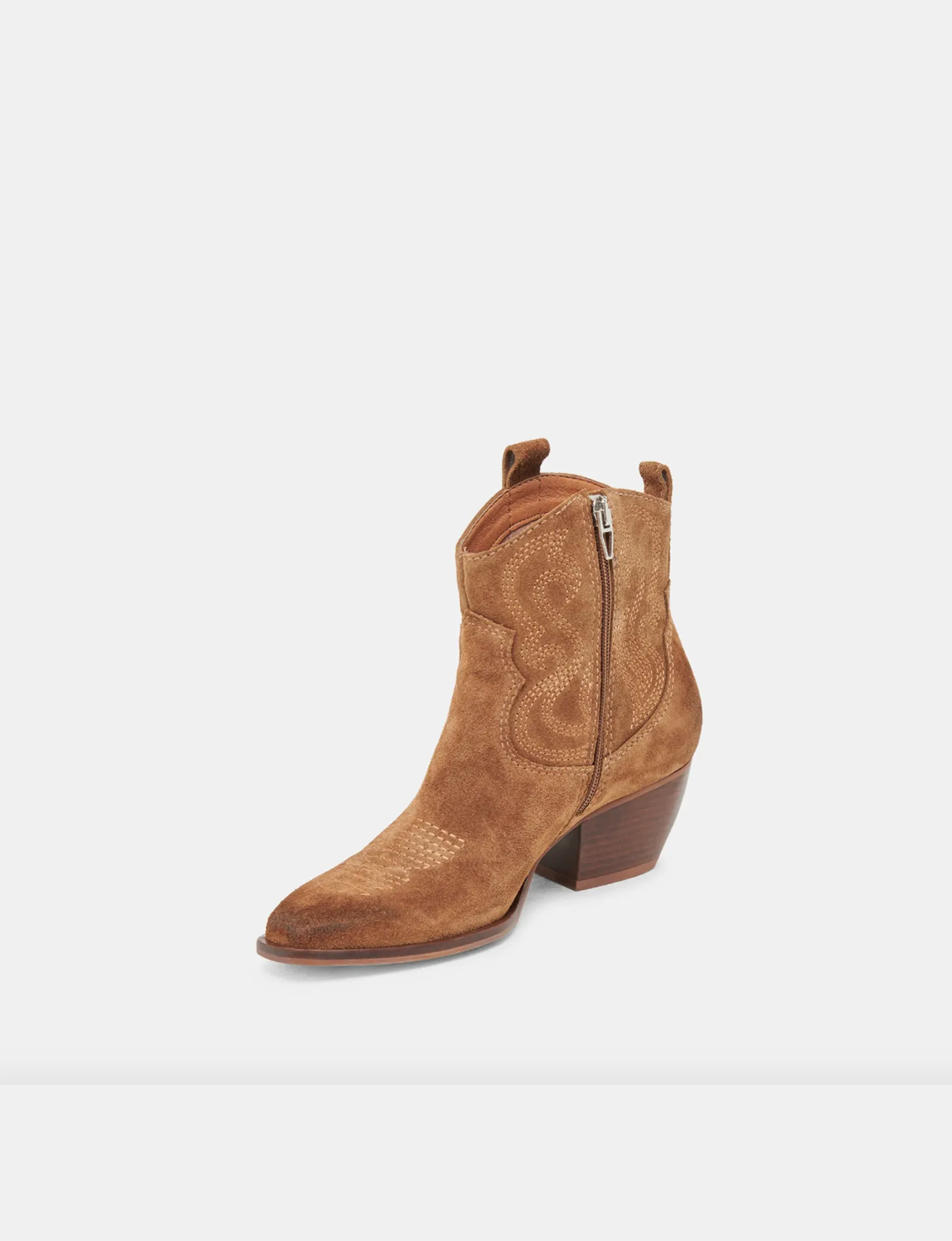 Shania Boot, Brown Suede spring wind