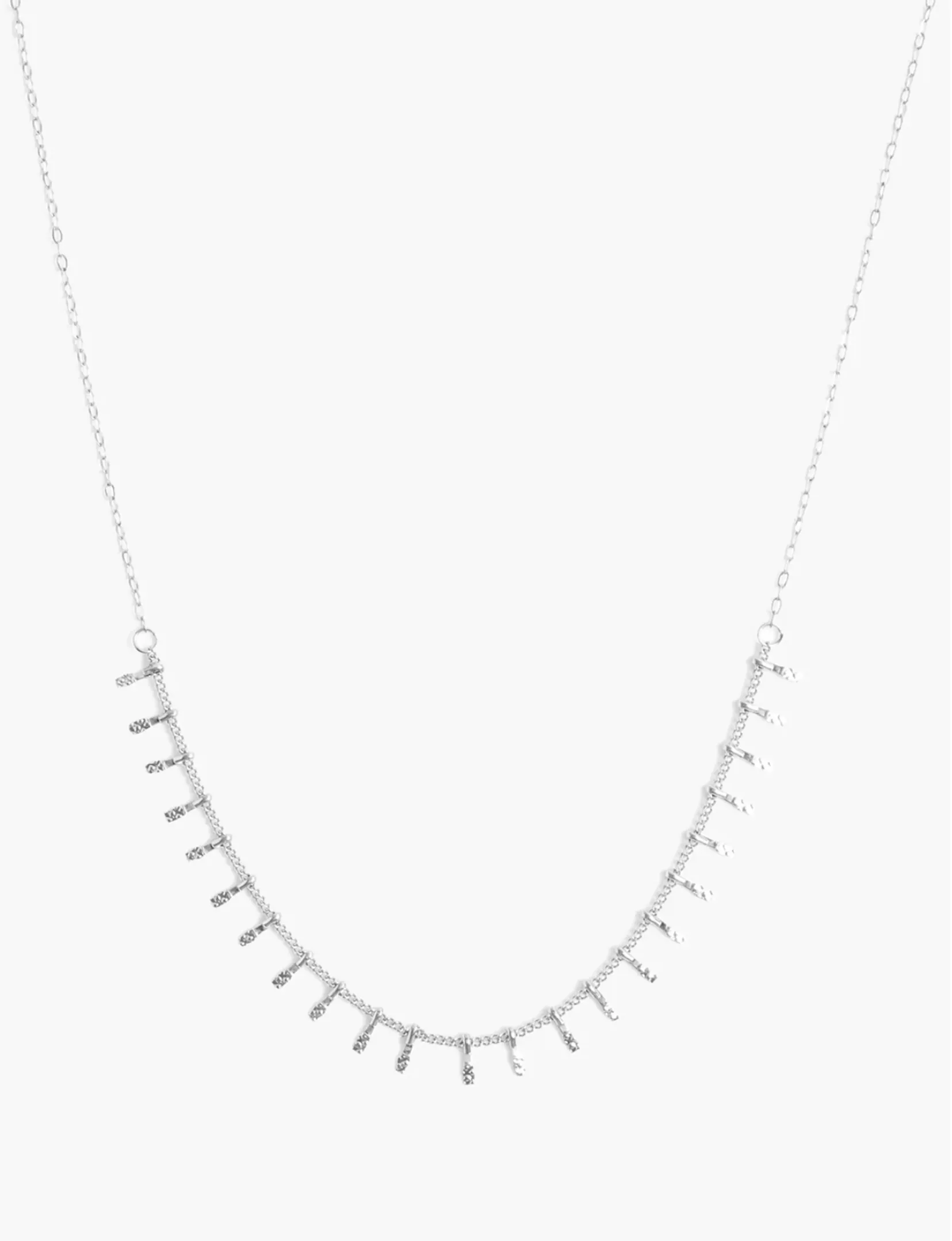 Sima Shaker Necklace, Silver zodiac code