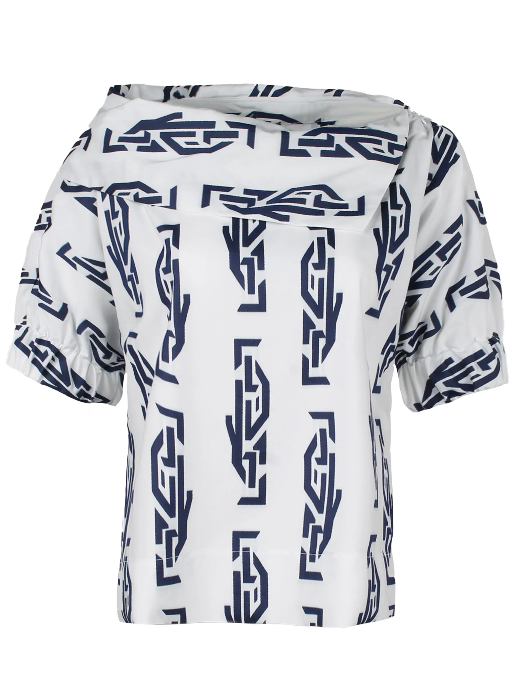 Skipper Top Greek Key Jacquard warm vibe