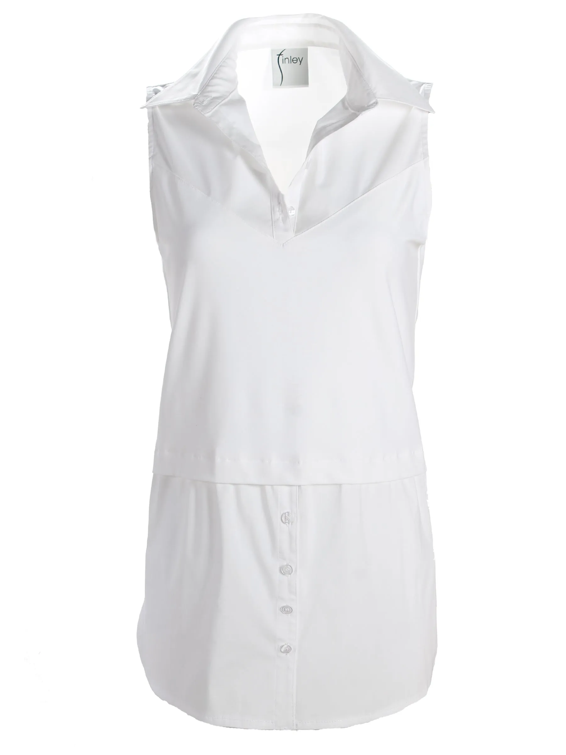Sleeveless Layering Tank White body trust