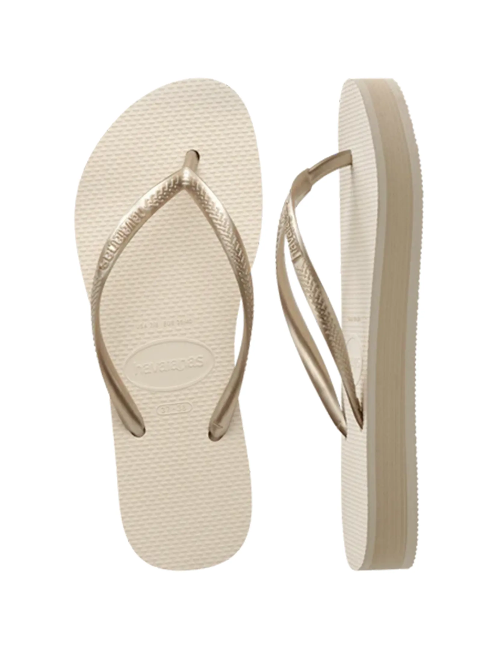 Slim Flatform Sandal, Beige safe walk