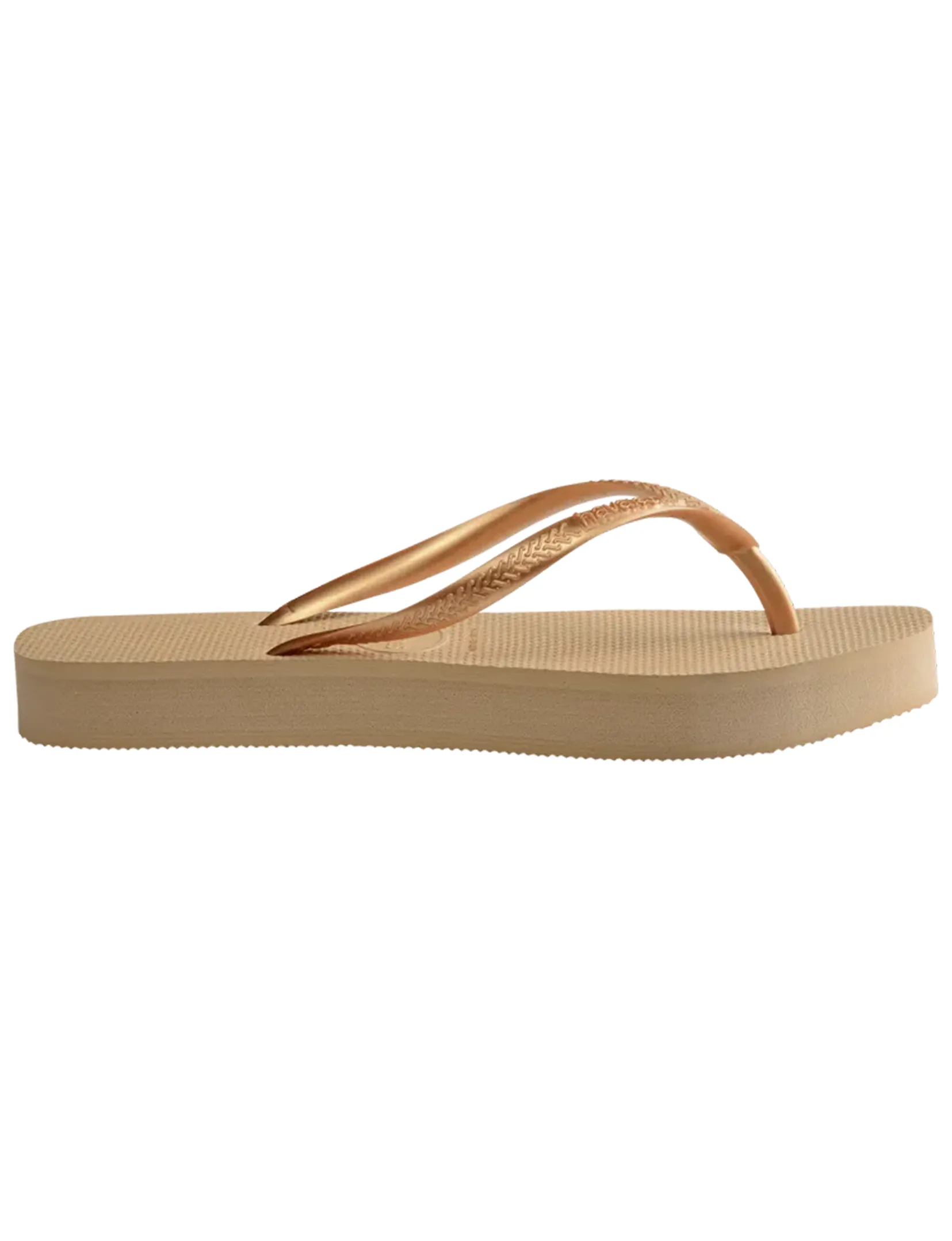 Slim Flatform Sandal, Golden stable heel