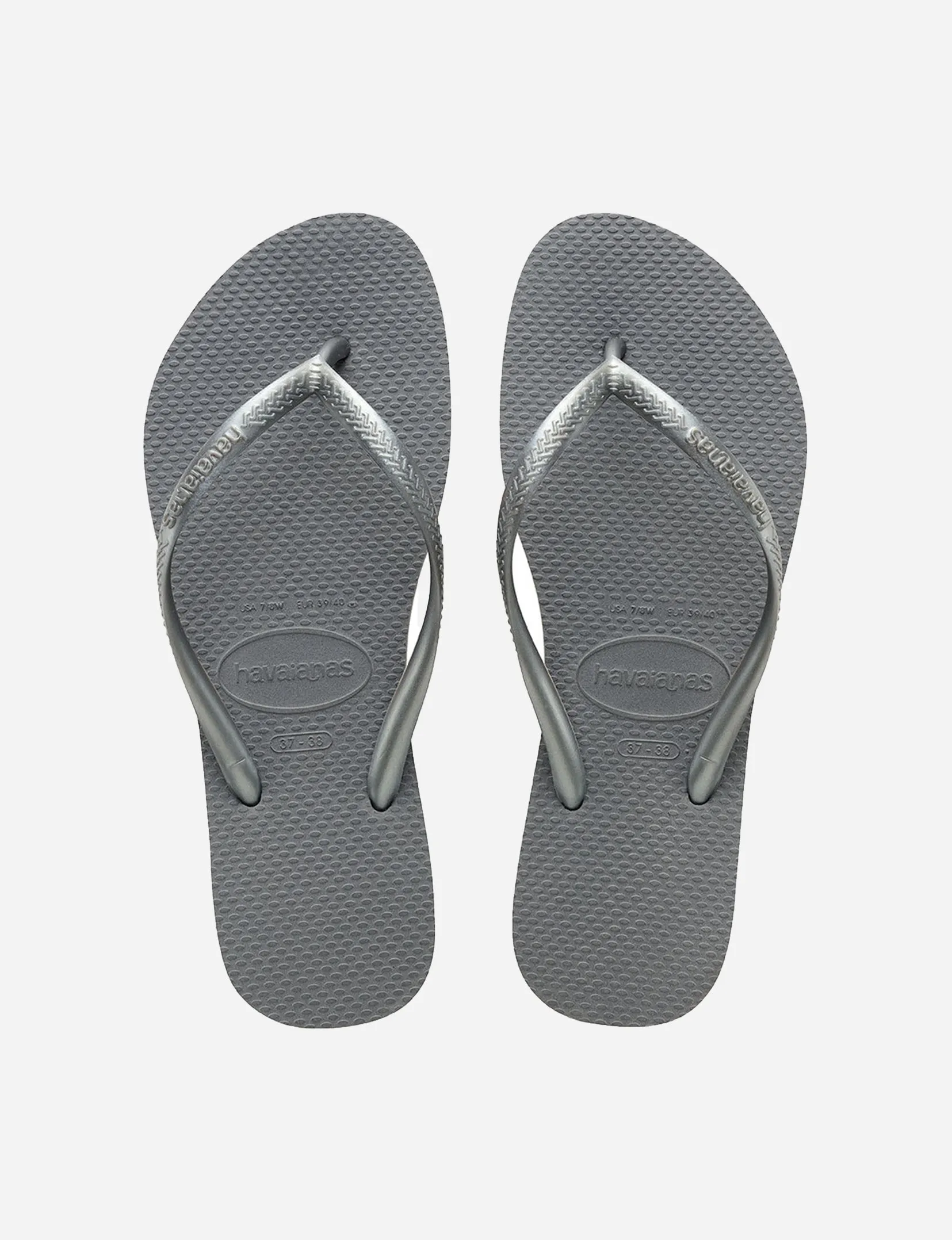 Slim Sandal, Steel Grey slow vibe