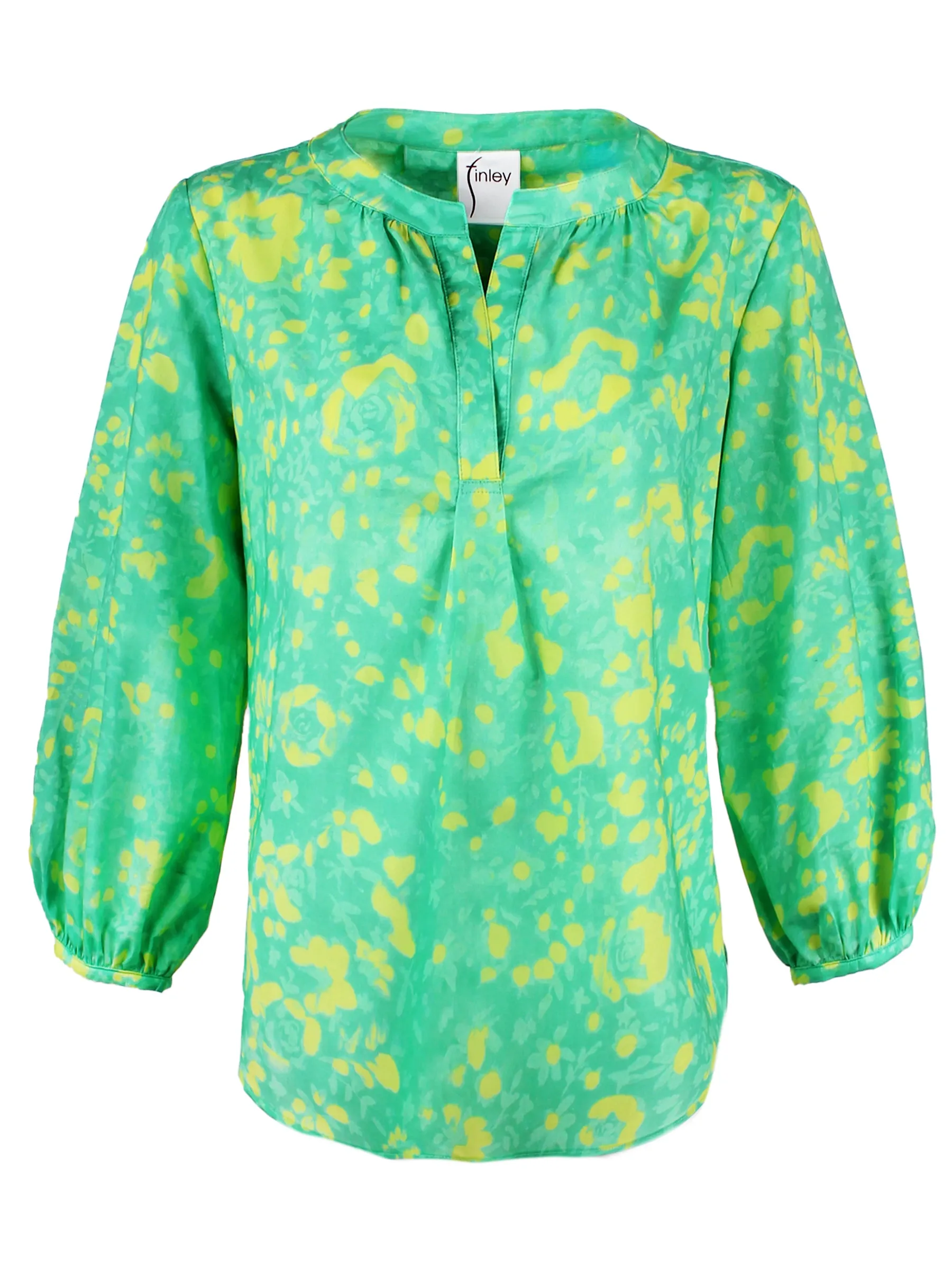 Stephanie Top Green Citrus Meadow scent glow