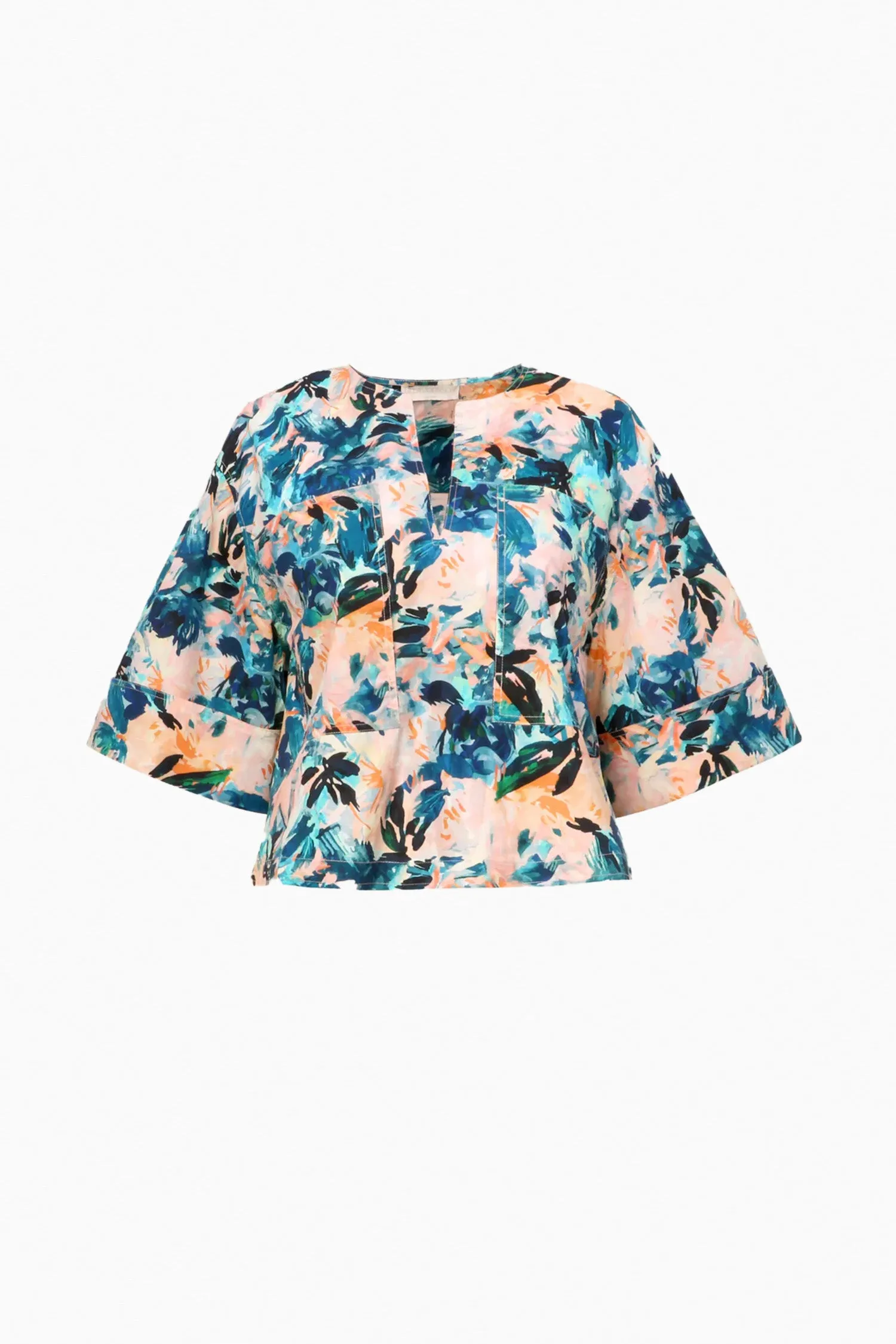 Suri Blouse - Delphinium minimal chic