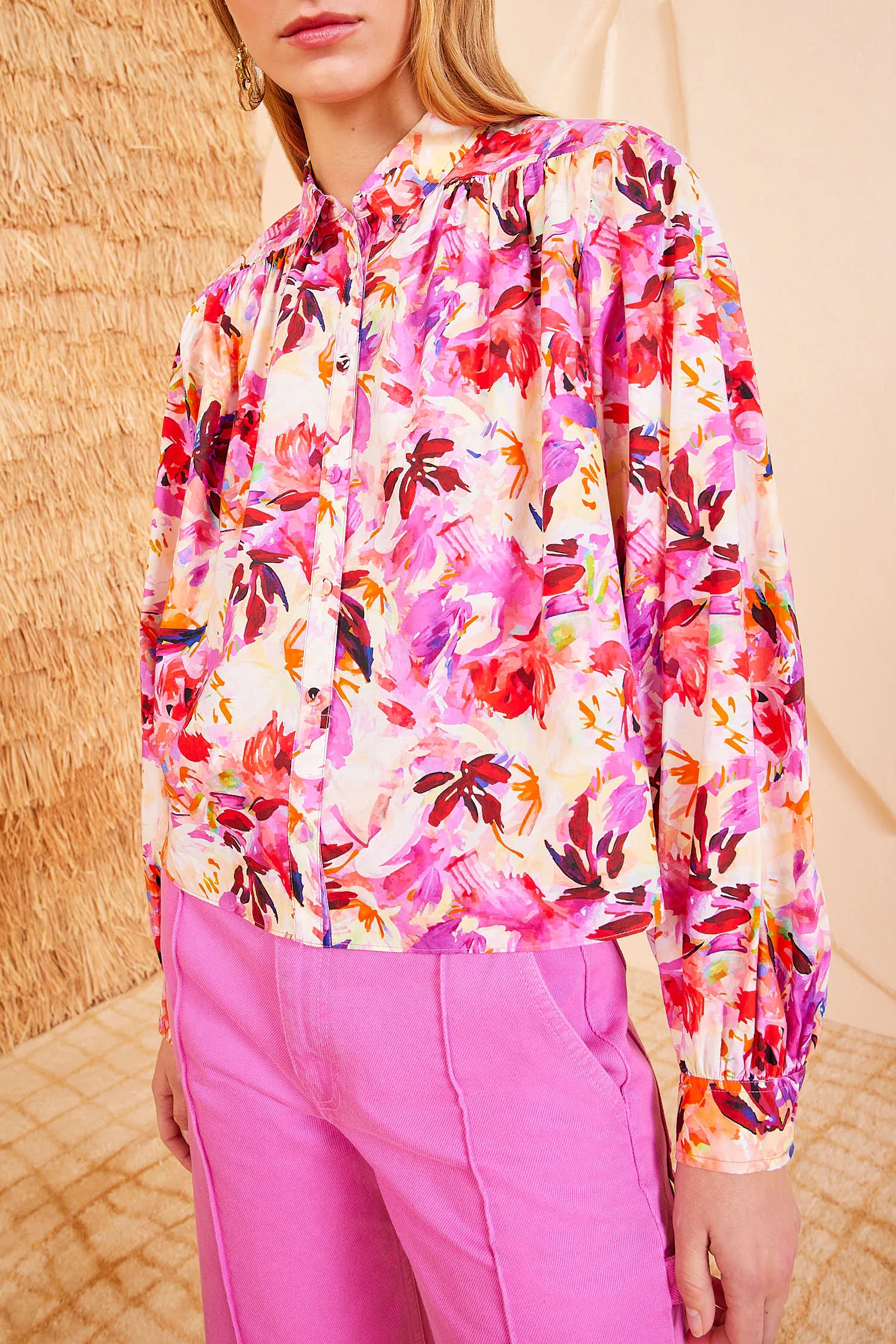 Tahlia Blouse - Azalea daily cool