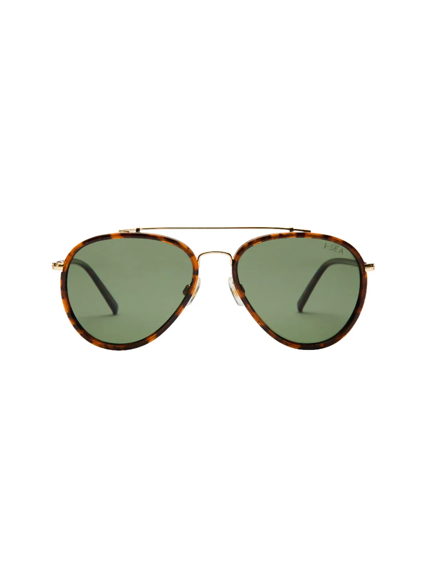 Tatum Sunnies in Tort/Green sky glare