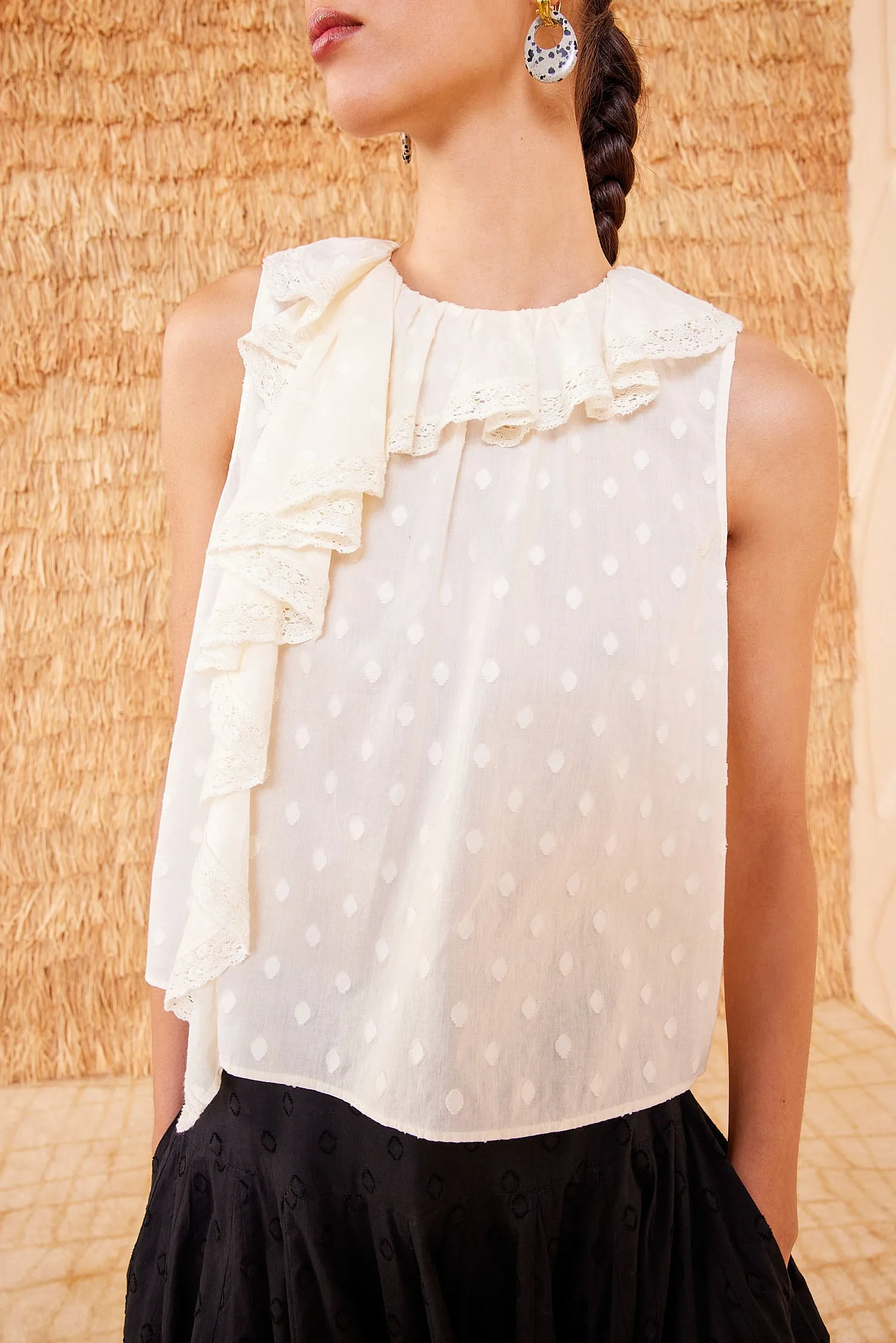 Thalia Top - Pristine fitted edge