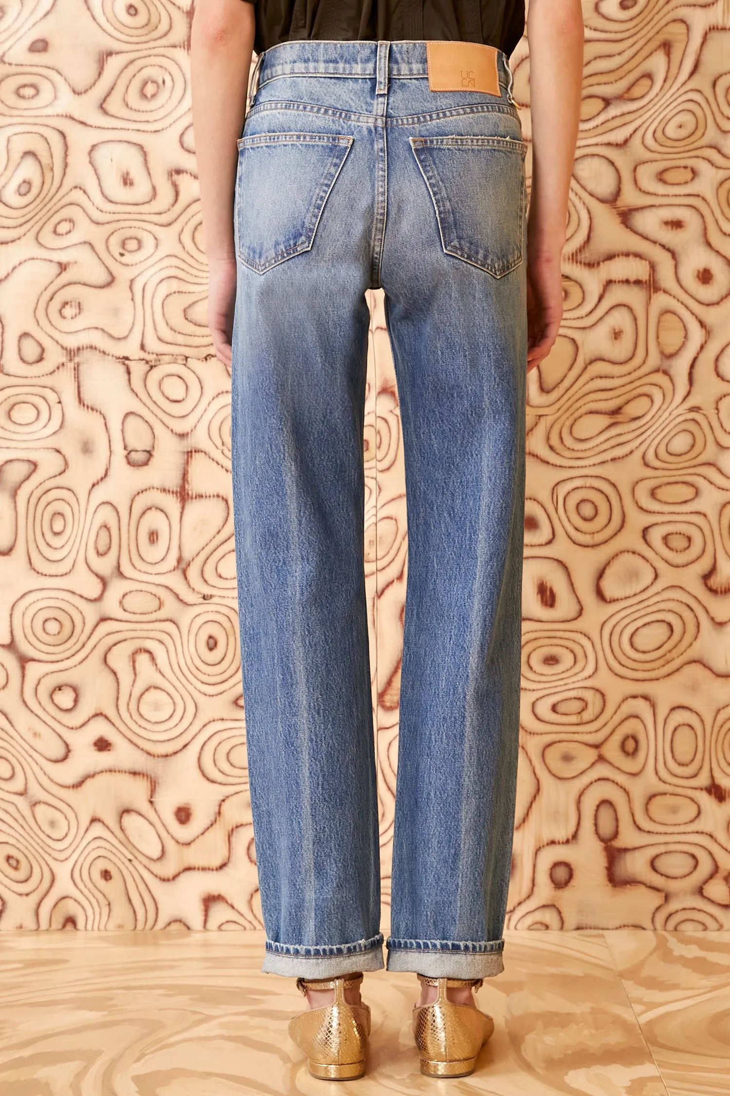 The Daphne Jean - Danube Medium Indigo Wash walk proof