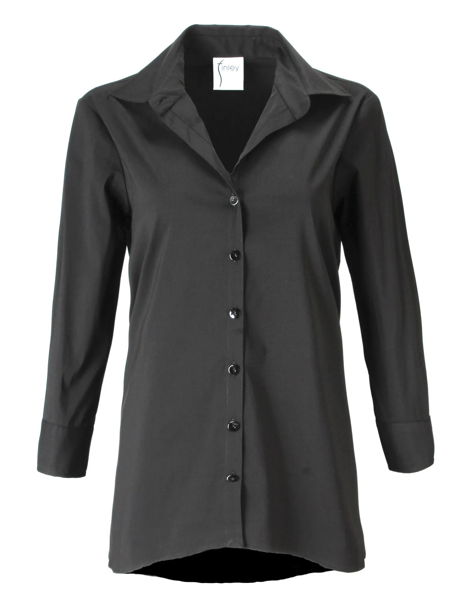Trapeze Top 3/4 sleeve Black body trust