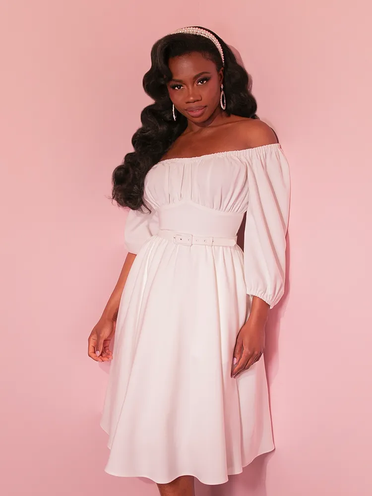 Vacation Dress in Ivory - Vixen by Micheline Pitt cloud trail