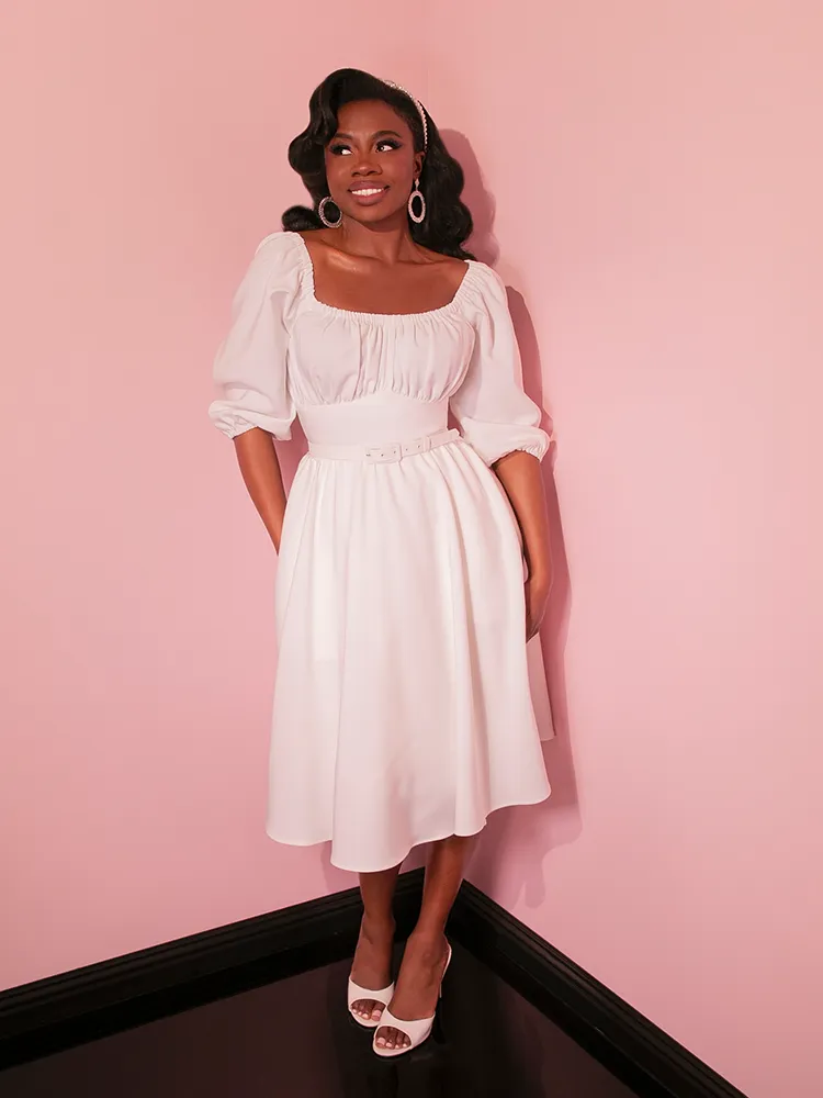 Vacation Dress in Ivory - Vixen by Micheline Pitt cloud trail