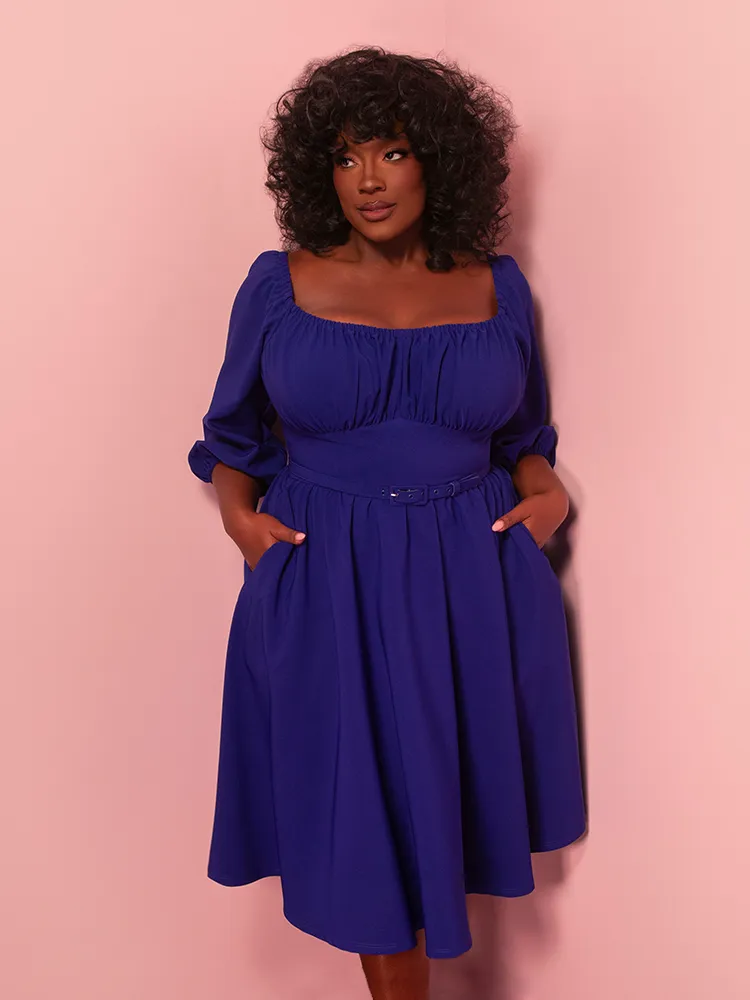 Vacation Dress in Royal Blue - Vixen by Micheline Pitt air hush
