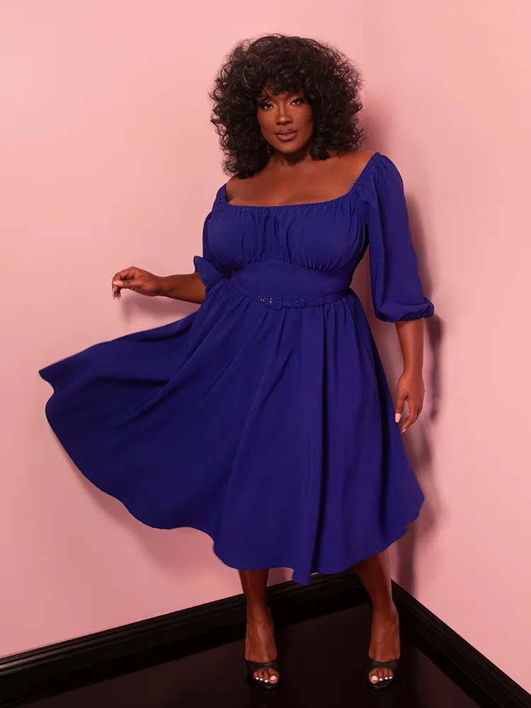 Vacation Dress in Royal Blue - Vixen by Micheline Pitt air hush