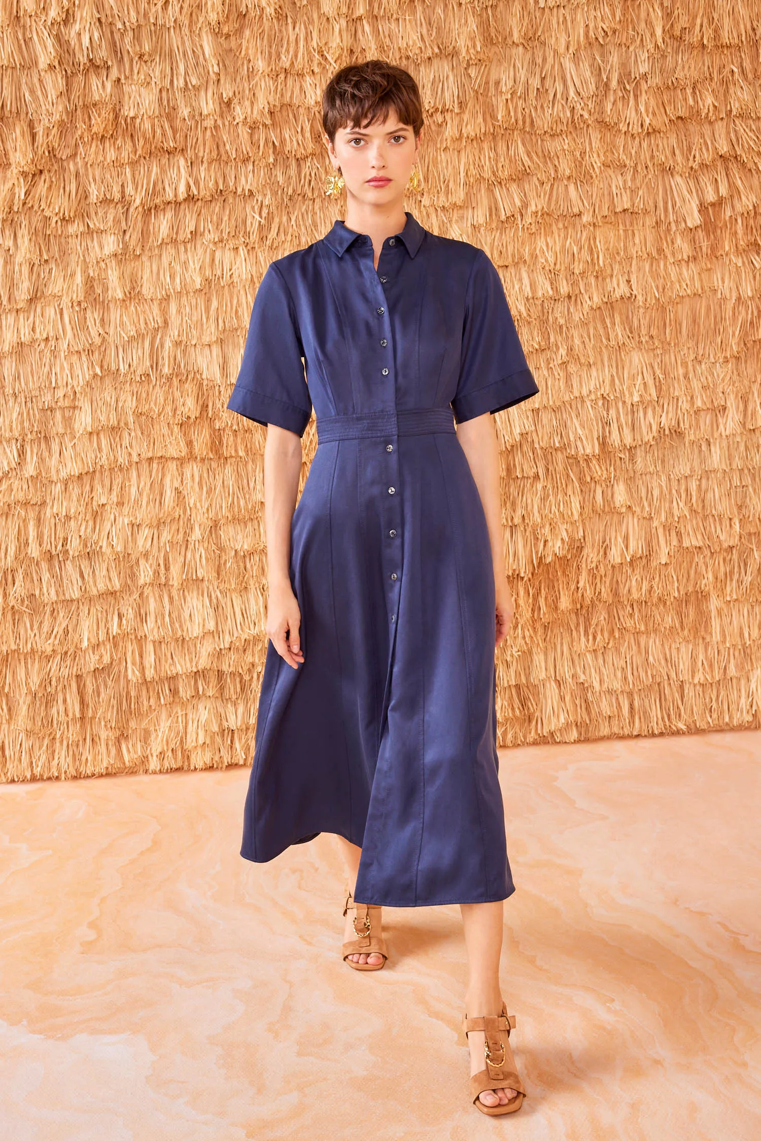 Vallis Dress - Sapphire night charm