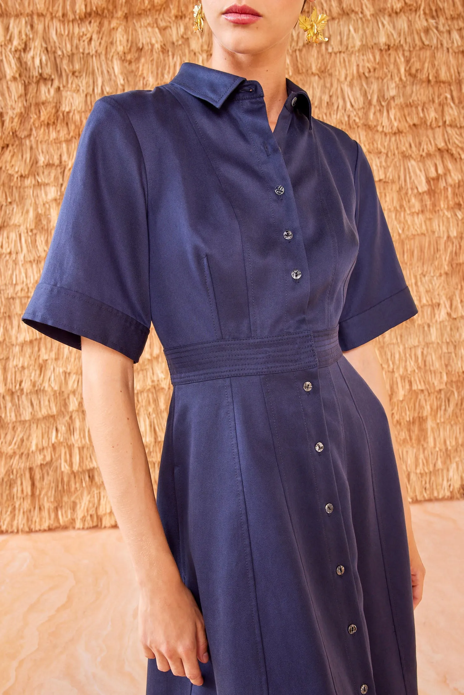 Vallis Dress - Sapphire night charm