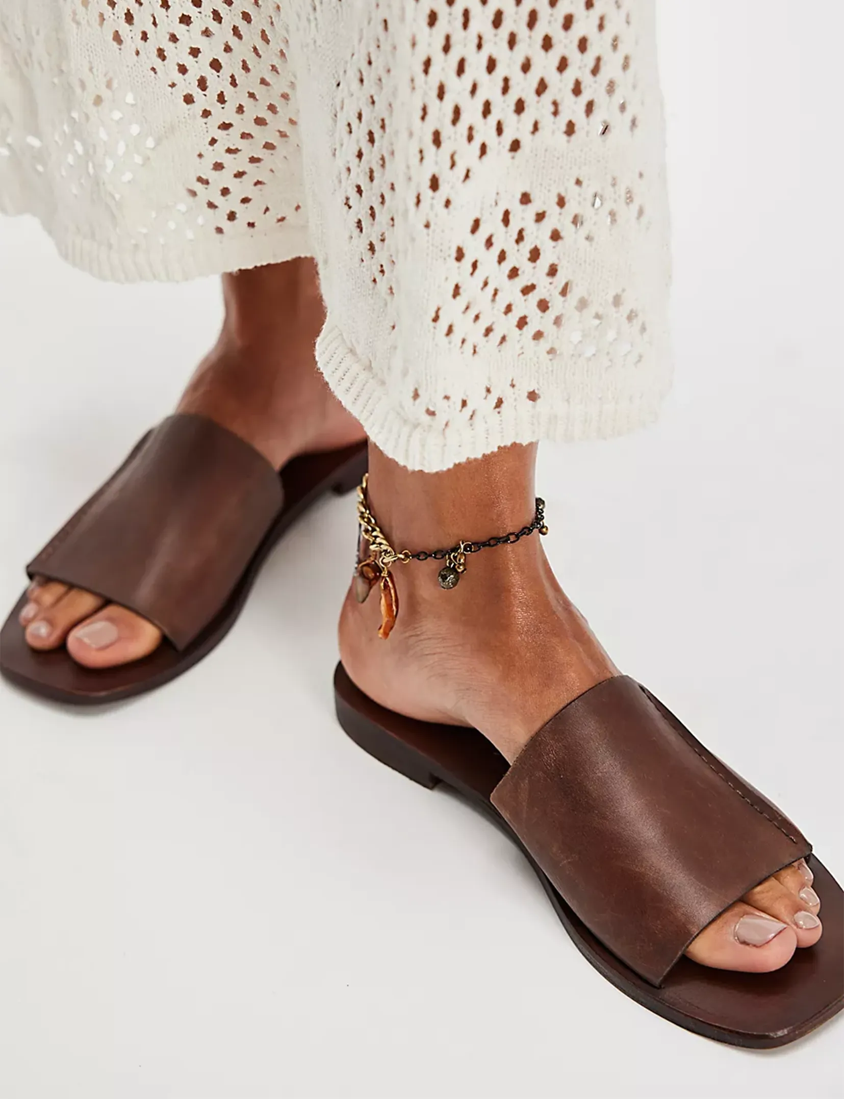 Verona Slide Sandal, Ember puffy sole