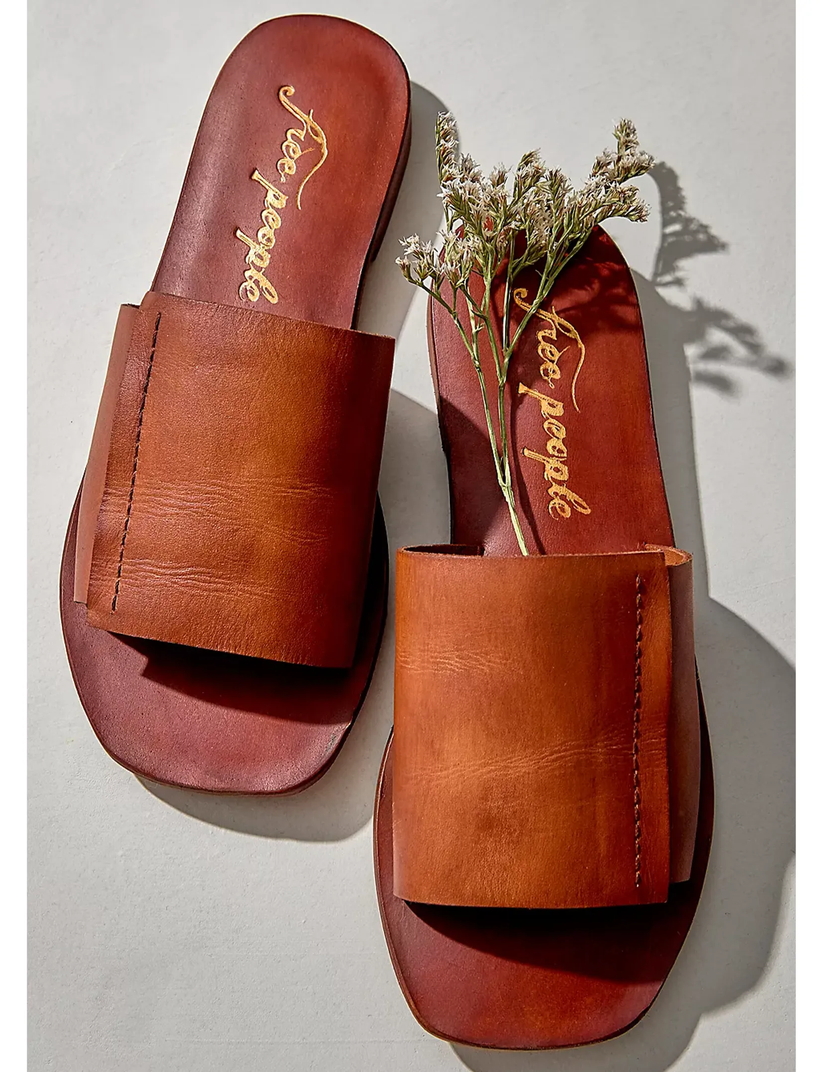 Verona Slide Sandal, Tan tropical mood