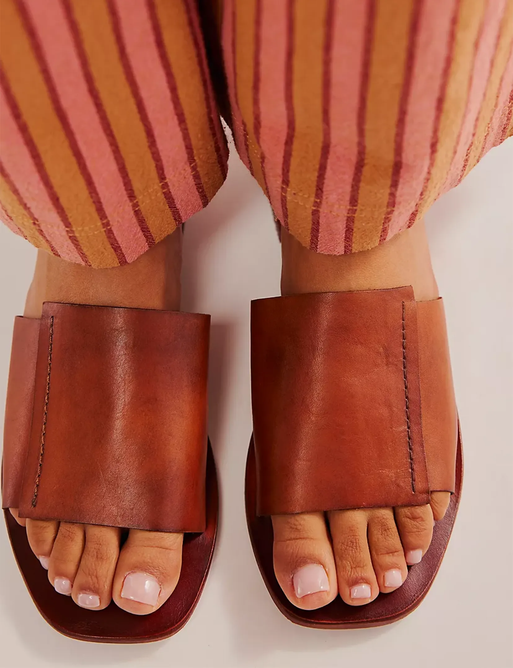 Verona Slide Sandal, Tan tropical mood