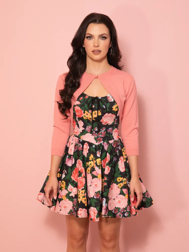 Vixen Bolero Cardigan in Pink - Vixen by Micheline Pitt skin clean
