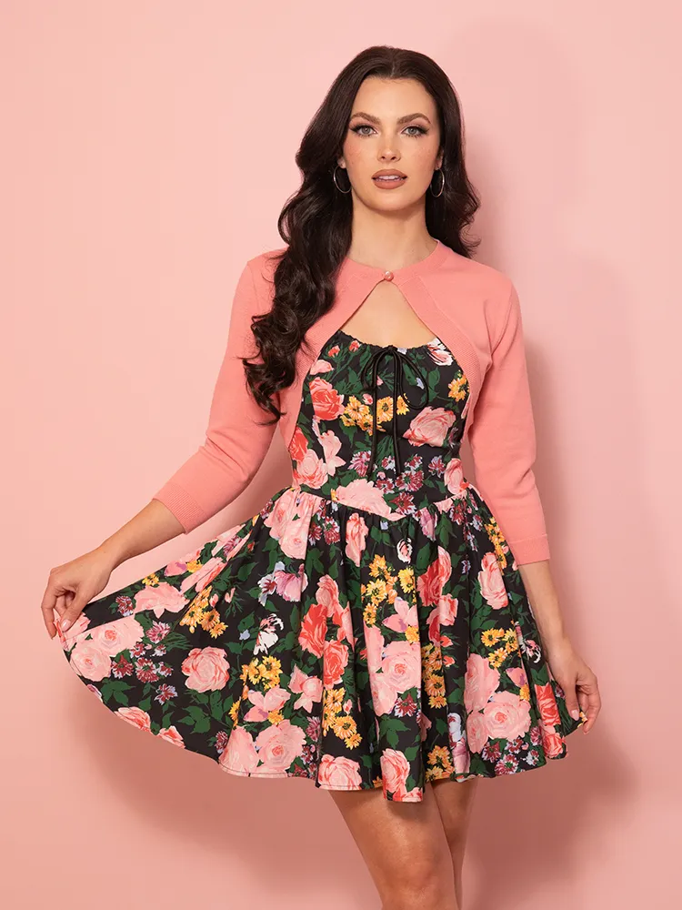 Vixen Bolero Cardigan in Pink - Vixen by Micheline Pitt skin clean
