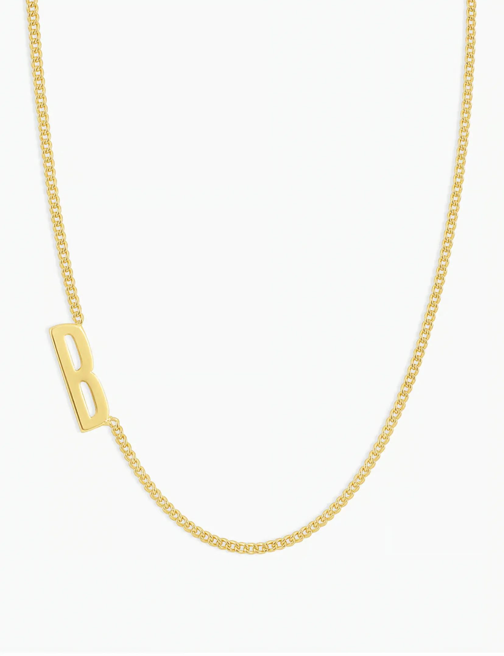 Wilder Alphabet Necklace, Gold Plated glow mood